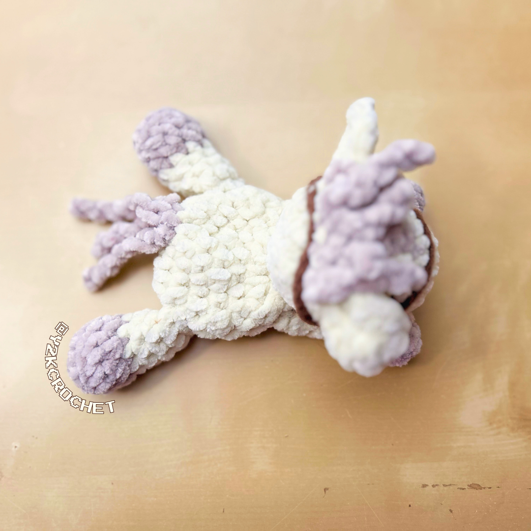 Higgins - Crochet Horse Foal Plush - Handmade Baby Horse Plushie