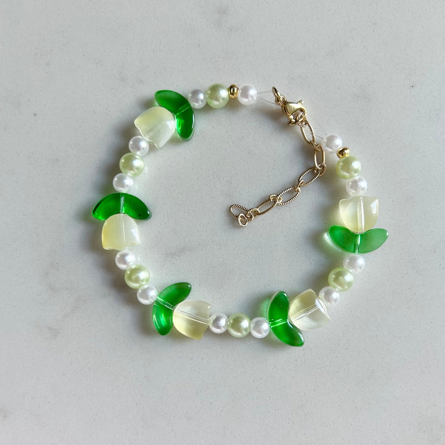 Yellow Tulip Bracelet
