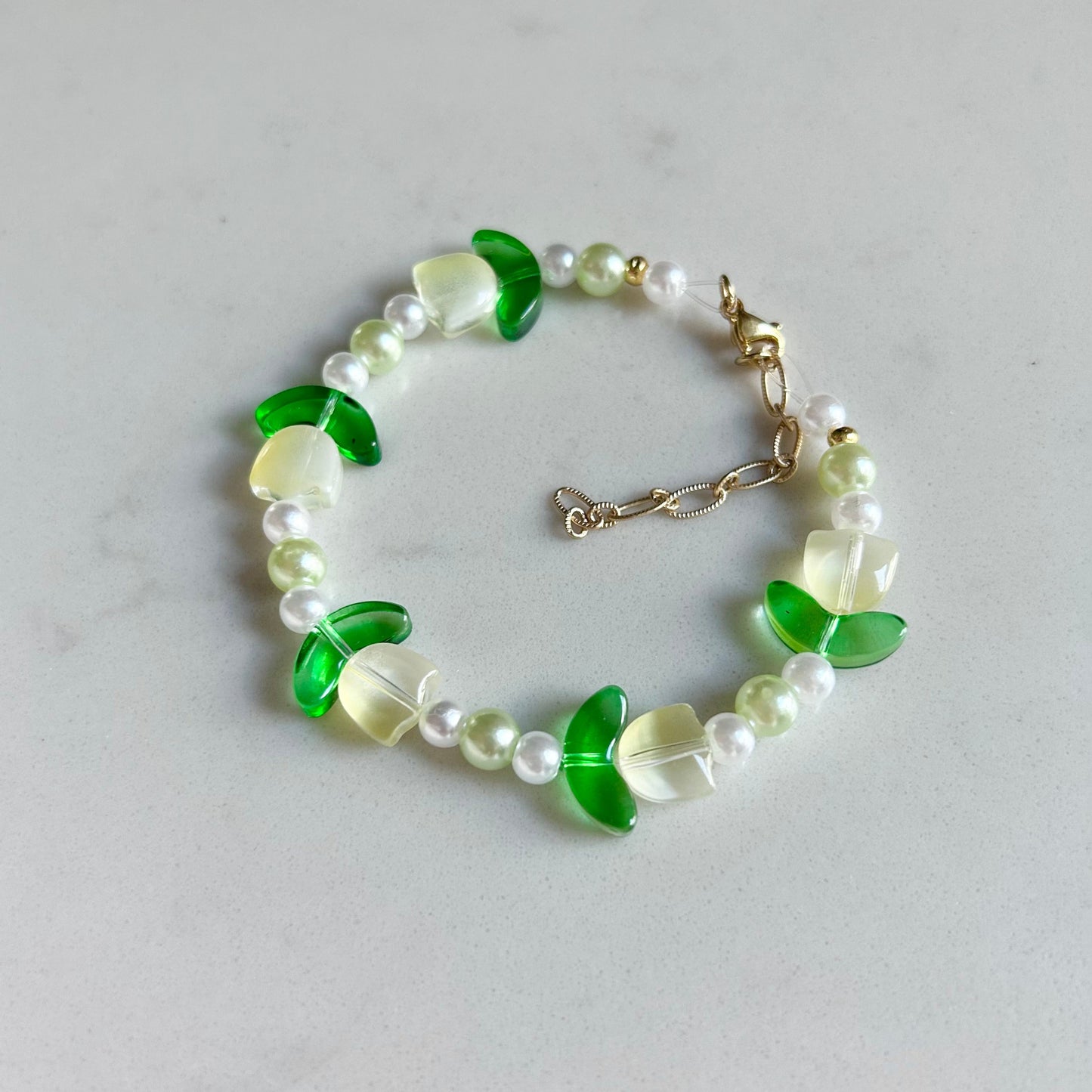 Yellow Tulip Bracelet