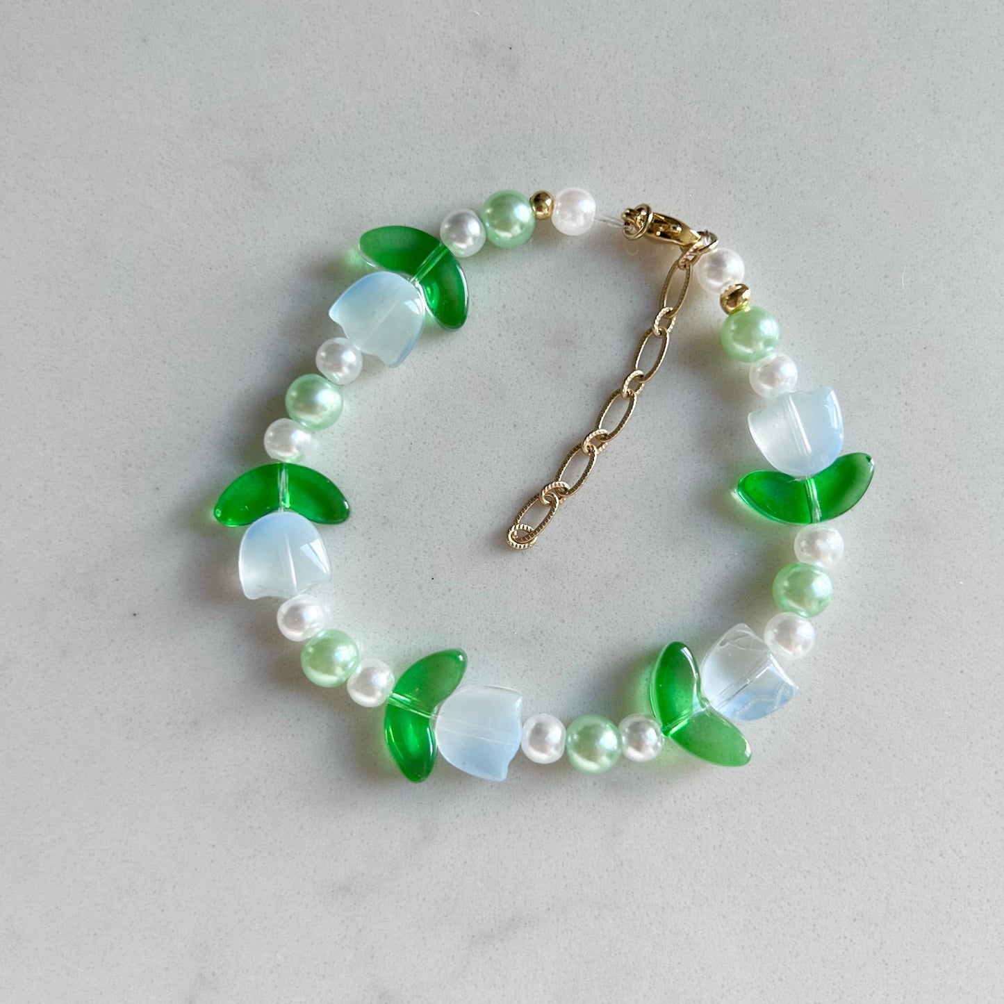 Blue Tulip Bracelet