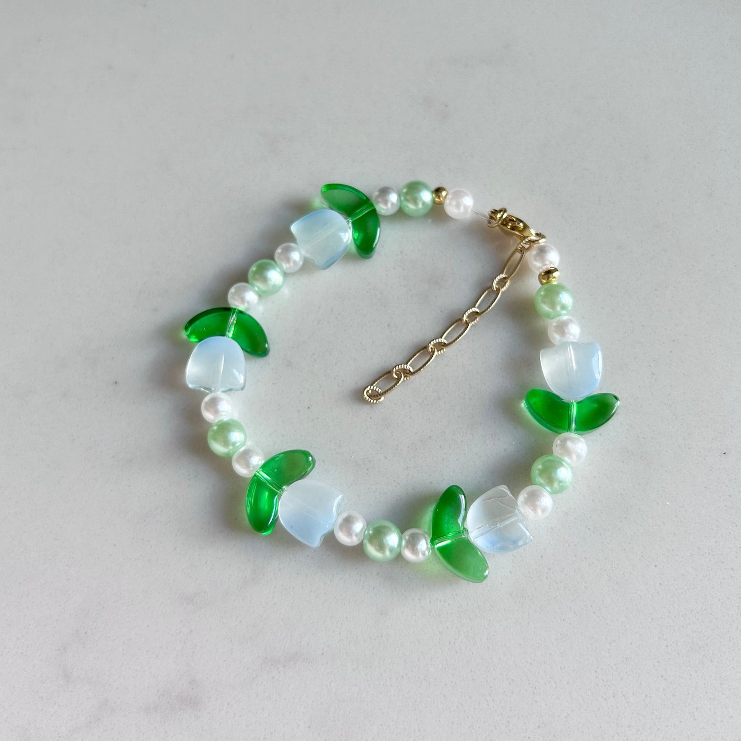 Blue Tulip Bracelet