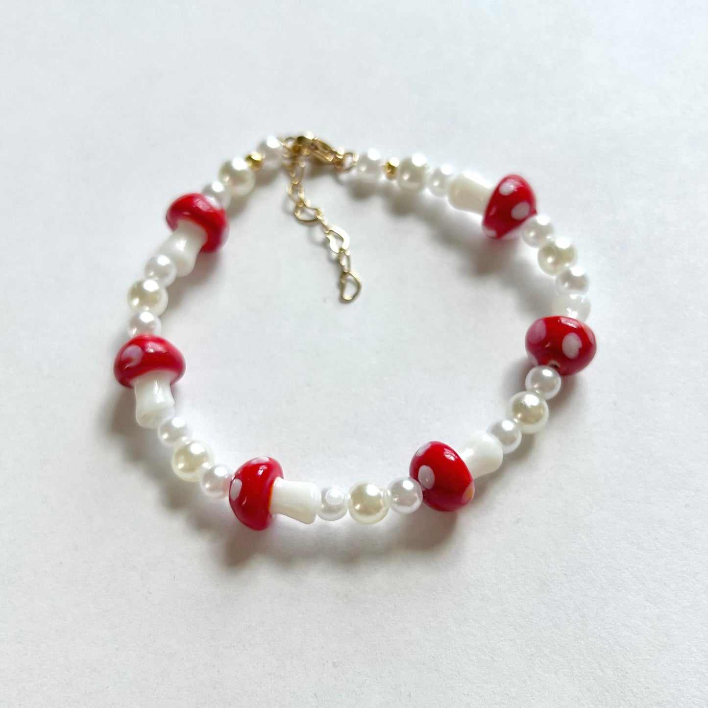 Red Mushroom Bracelet
