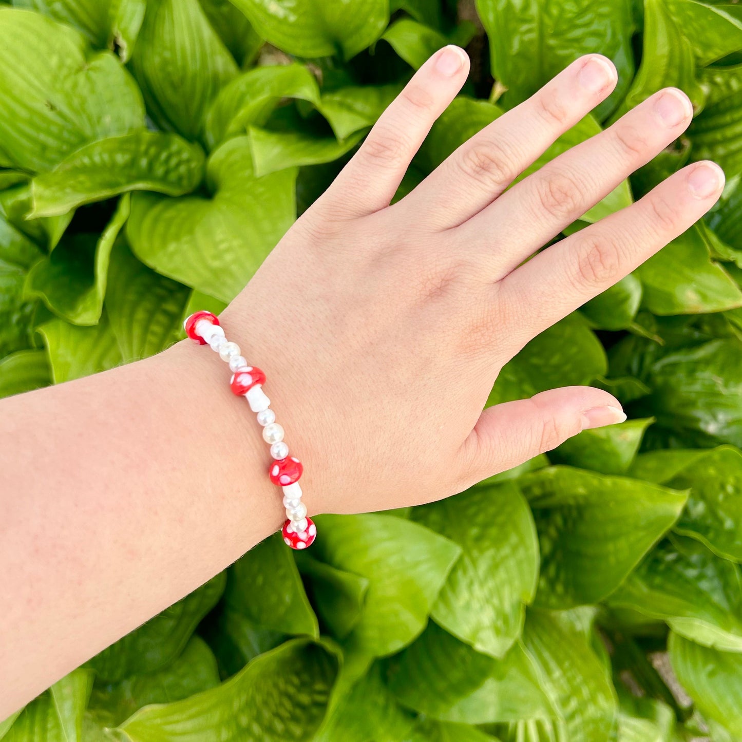 Red Mushroom Bracelet