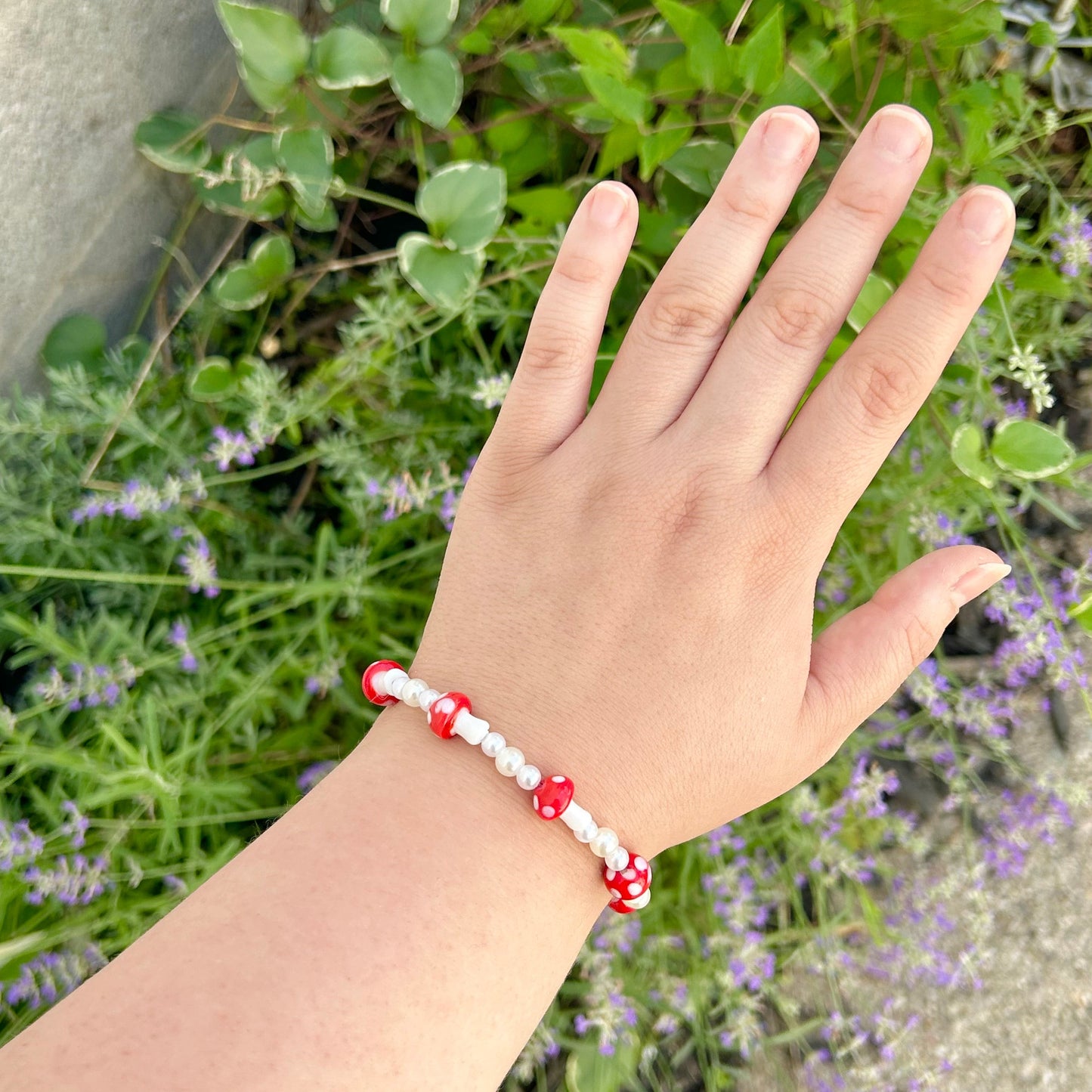 Red Mushroom Bracelet