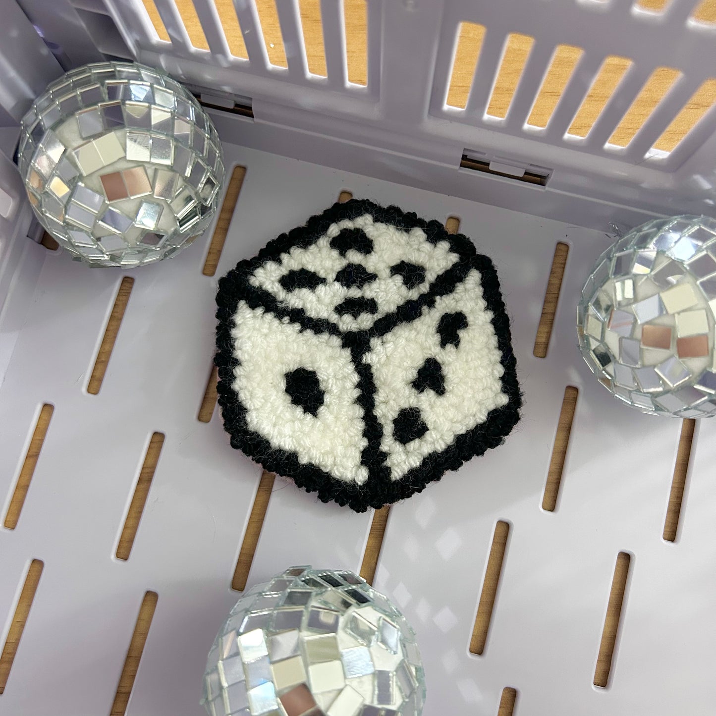 Dice | Tufted Car Coaster