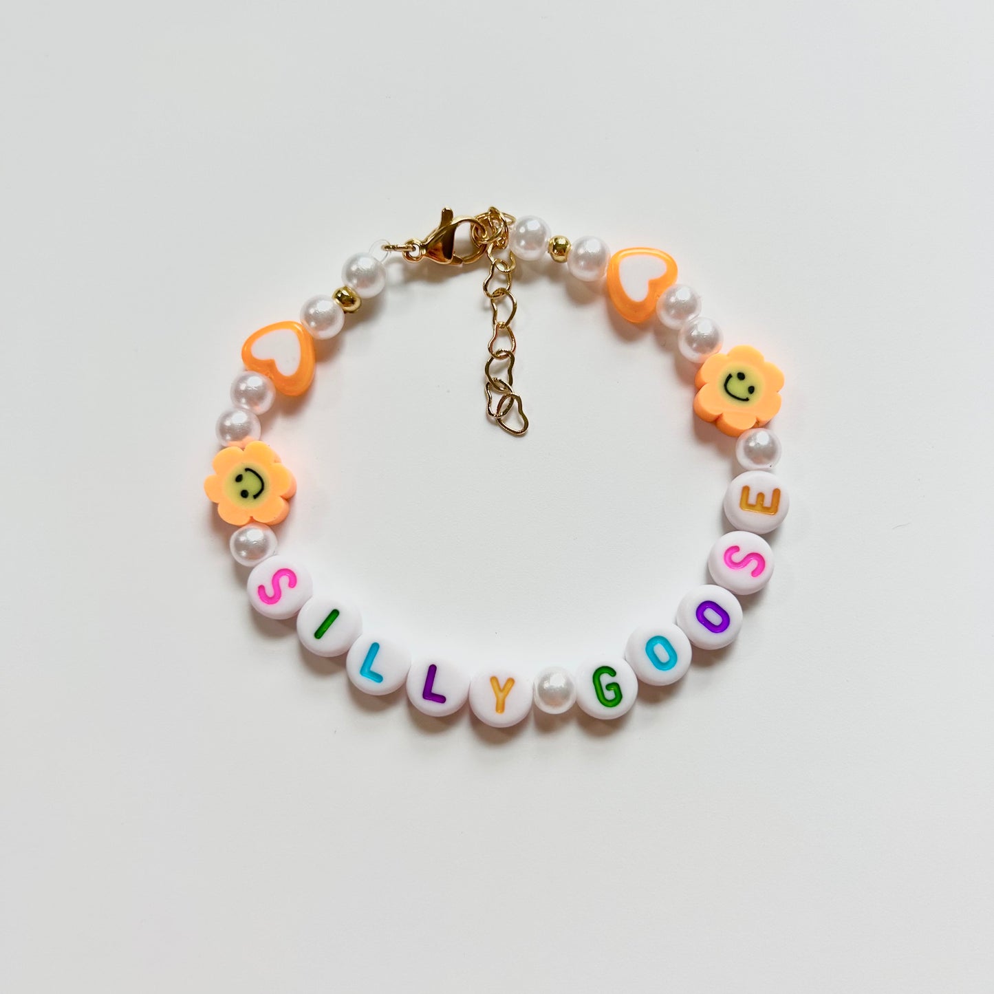 Orange Silly Goose Friendship Bracelet
