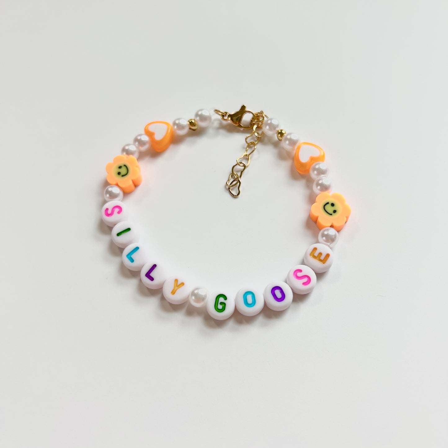 Orange Silly Goose Friendship Bracelet