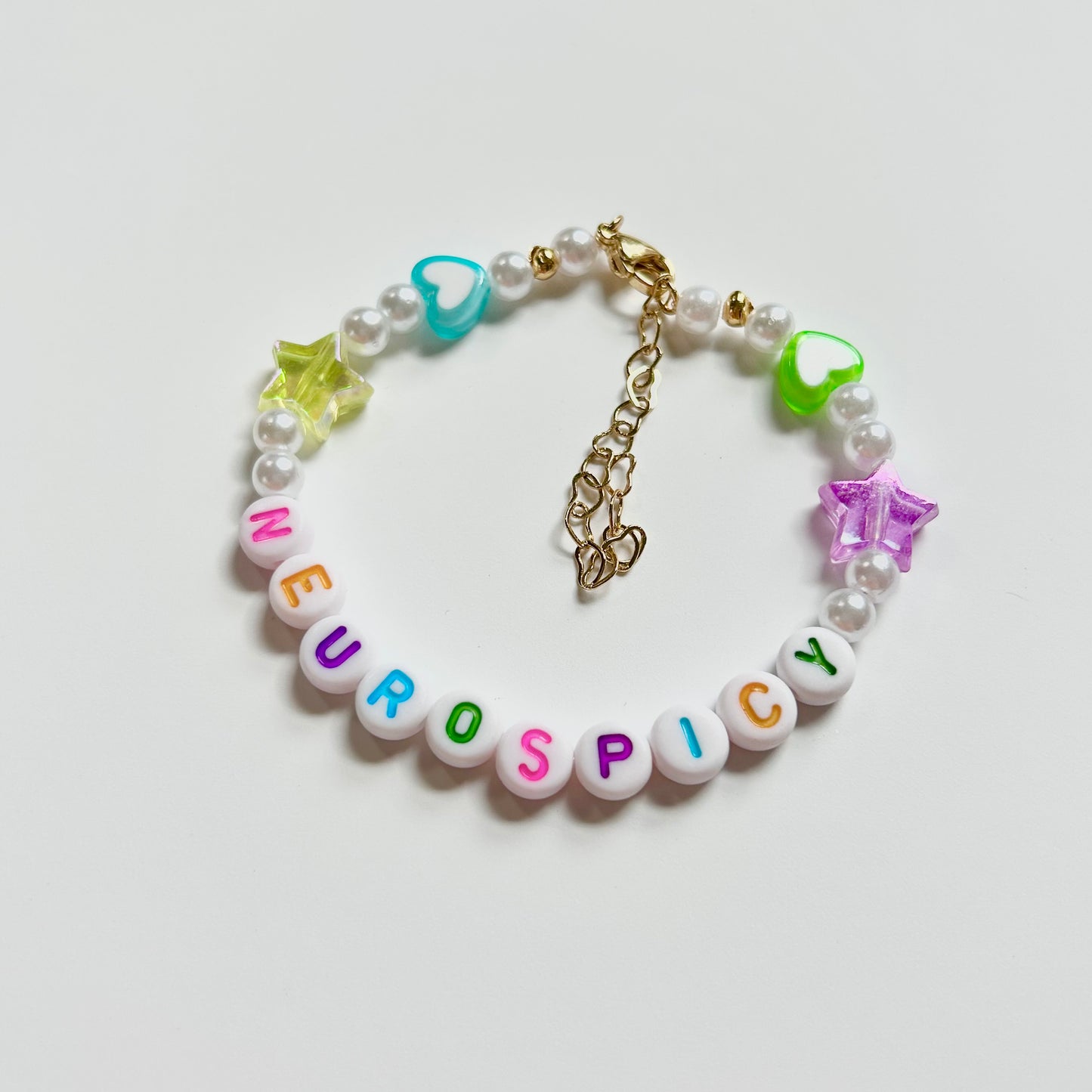 Neurospicy Colorful Friendship Bracelet