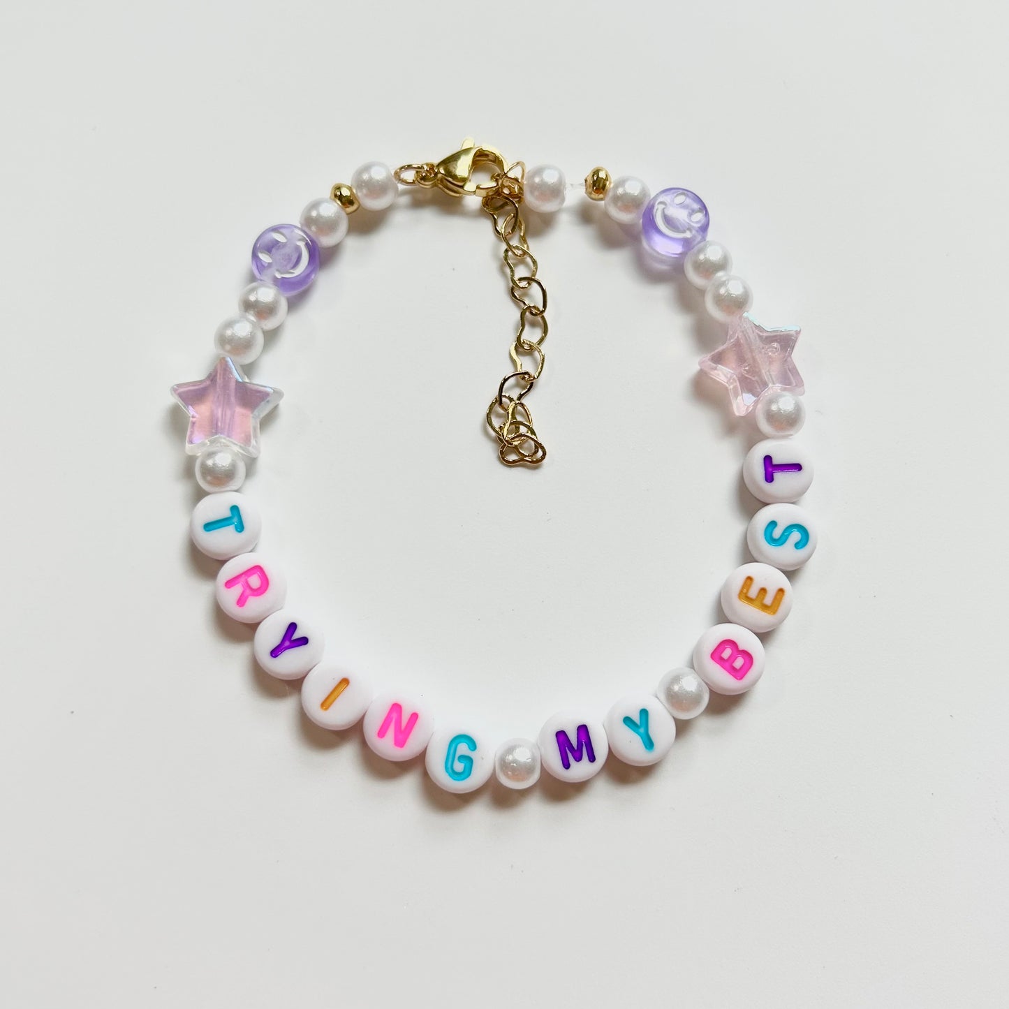 Trying My Best Friendship Bracelet