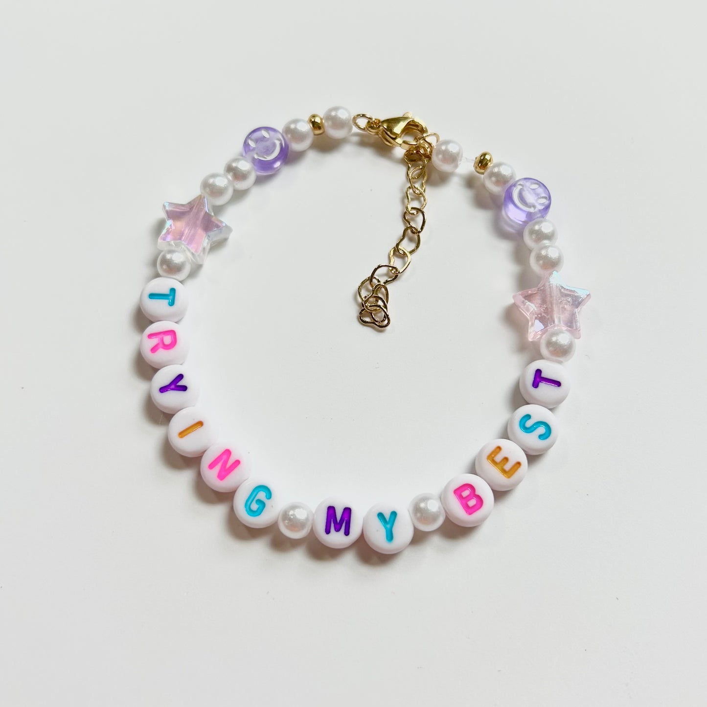 Trying My Best Friendship Bracelet