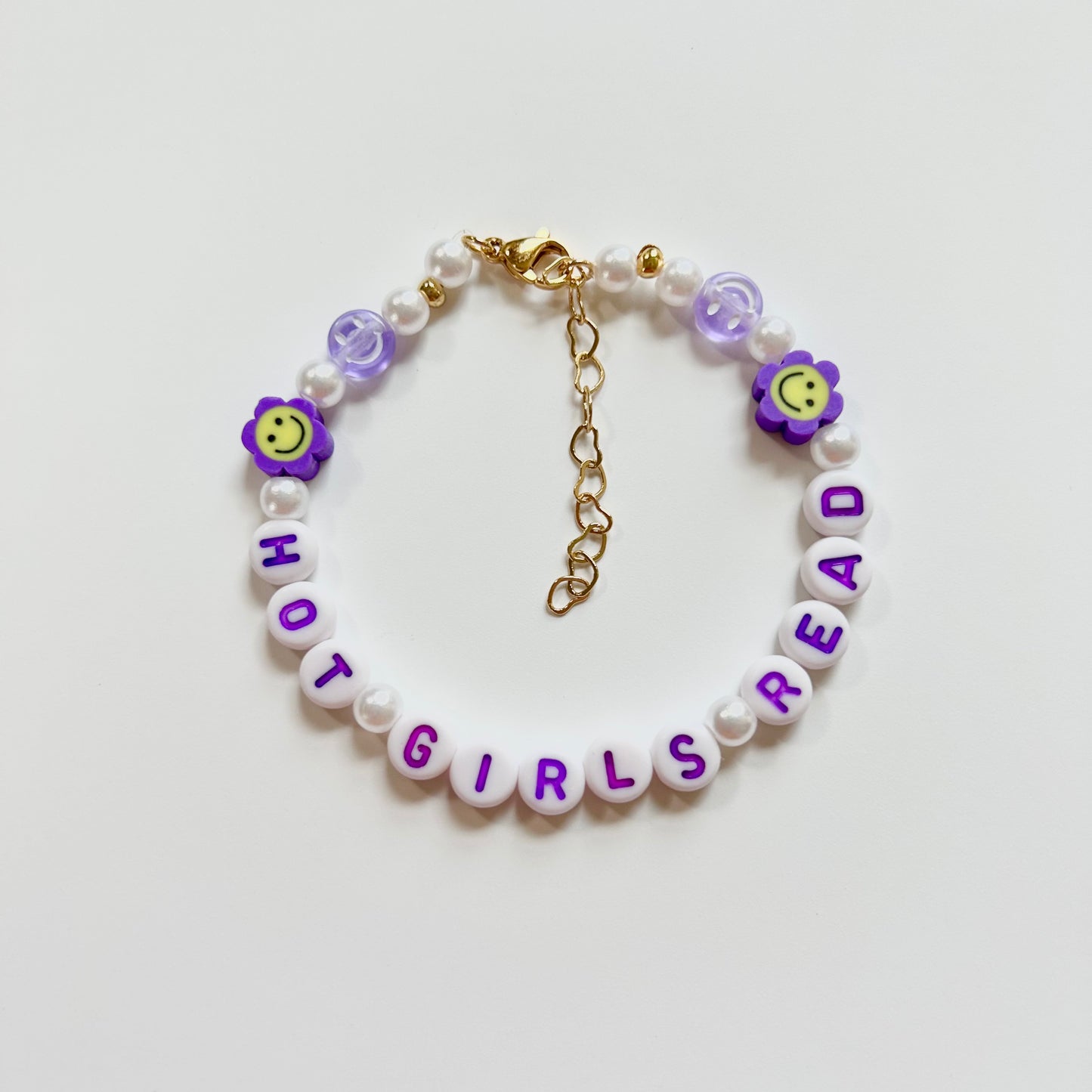 Hot Girls Read Purple Friendship Bracelet