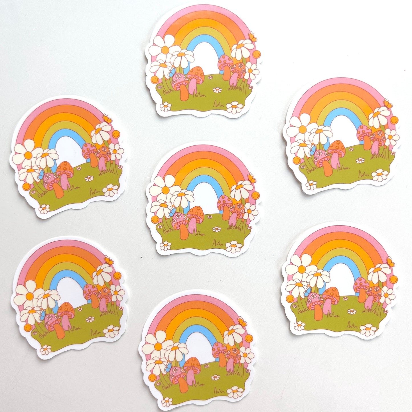 Groovy Meadow Sticker