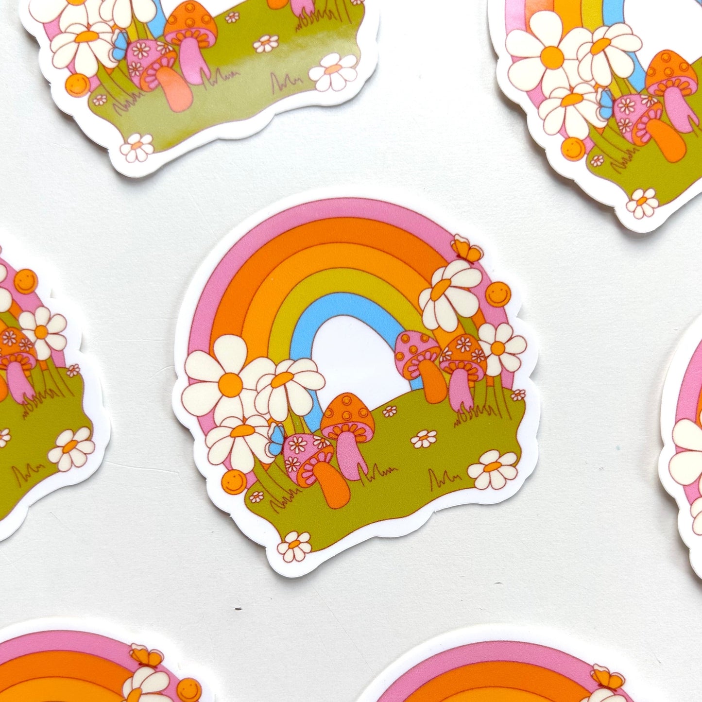 Groovy Meadow Sticker