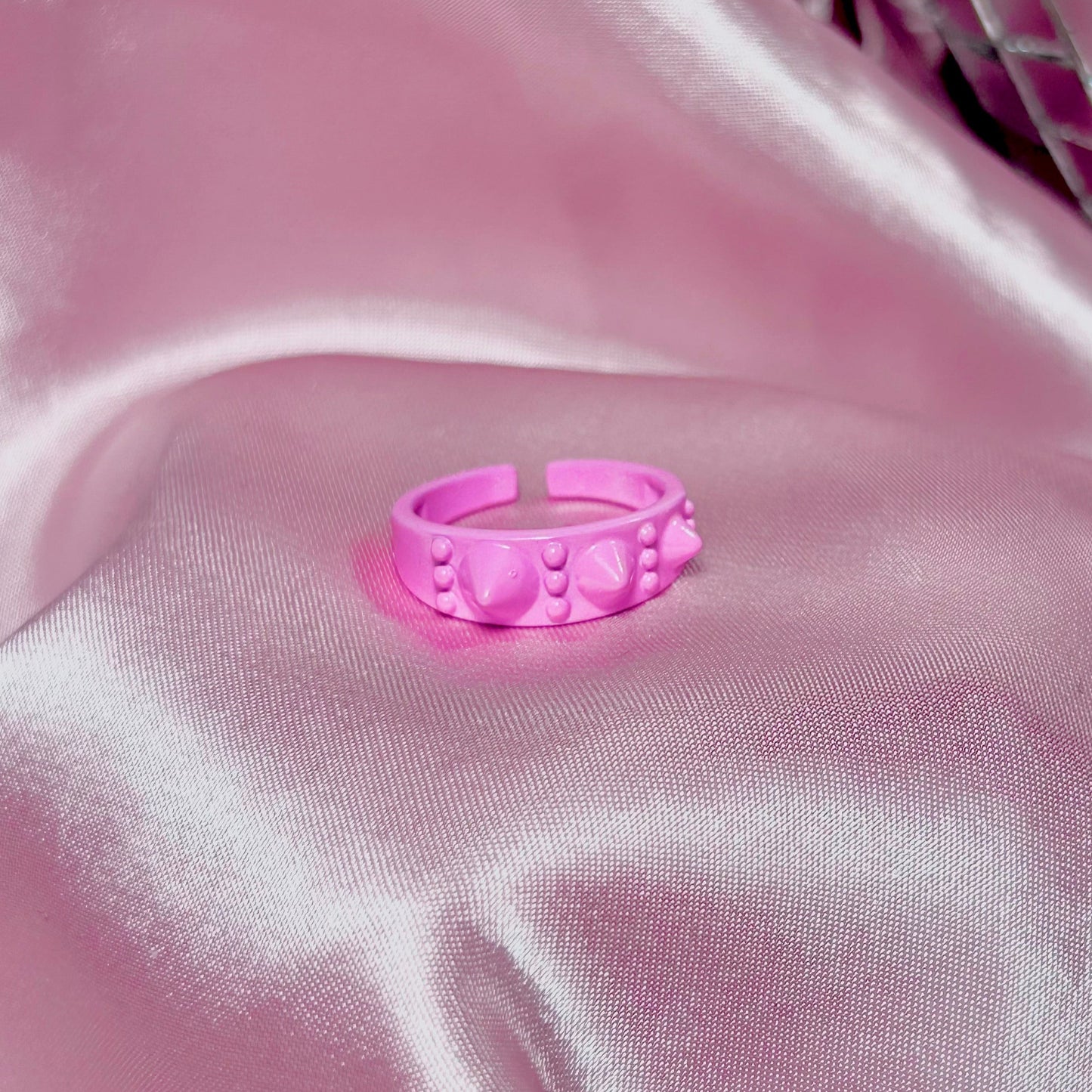 Pink Studded Ring