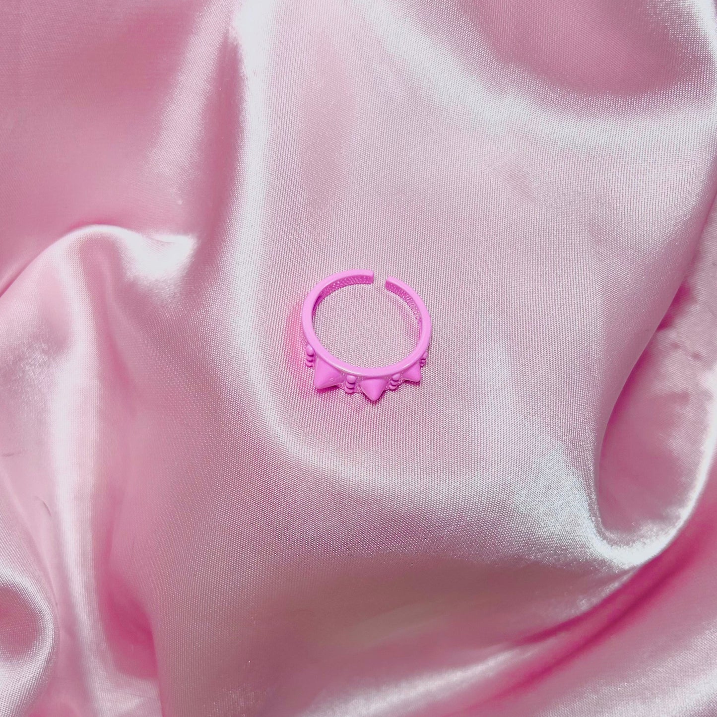 Pink Studded Ring