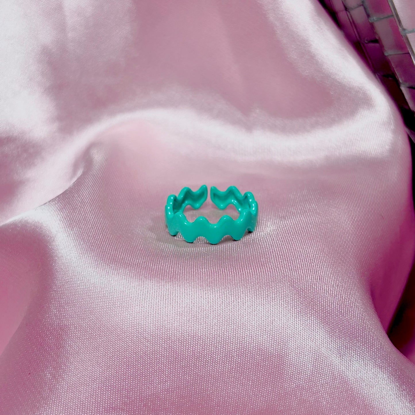 Teal Wiggle Ring