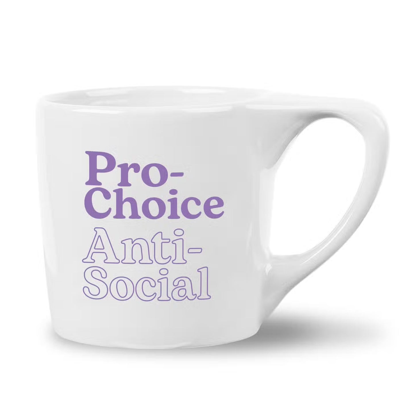 Pro Choice Anti Social Diner Mug