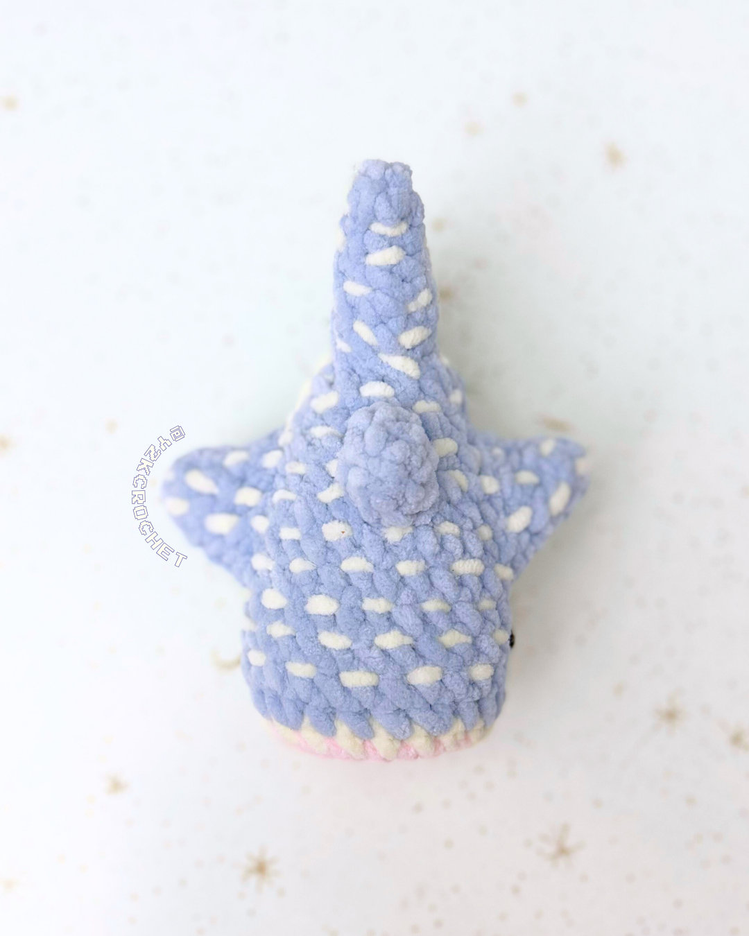 Willy the Mini Whale Shark - Handmade Crochet Whale Shark Plushie