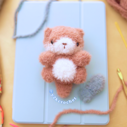 Tot - Made to Order - Crochet Baby Sea Otter Plushie