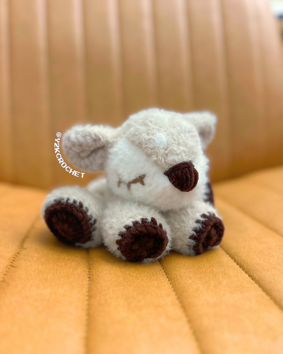 Faline the Fawn Plush - Handmade Deer Plushie Snuggler