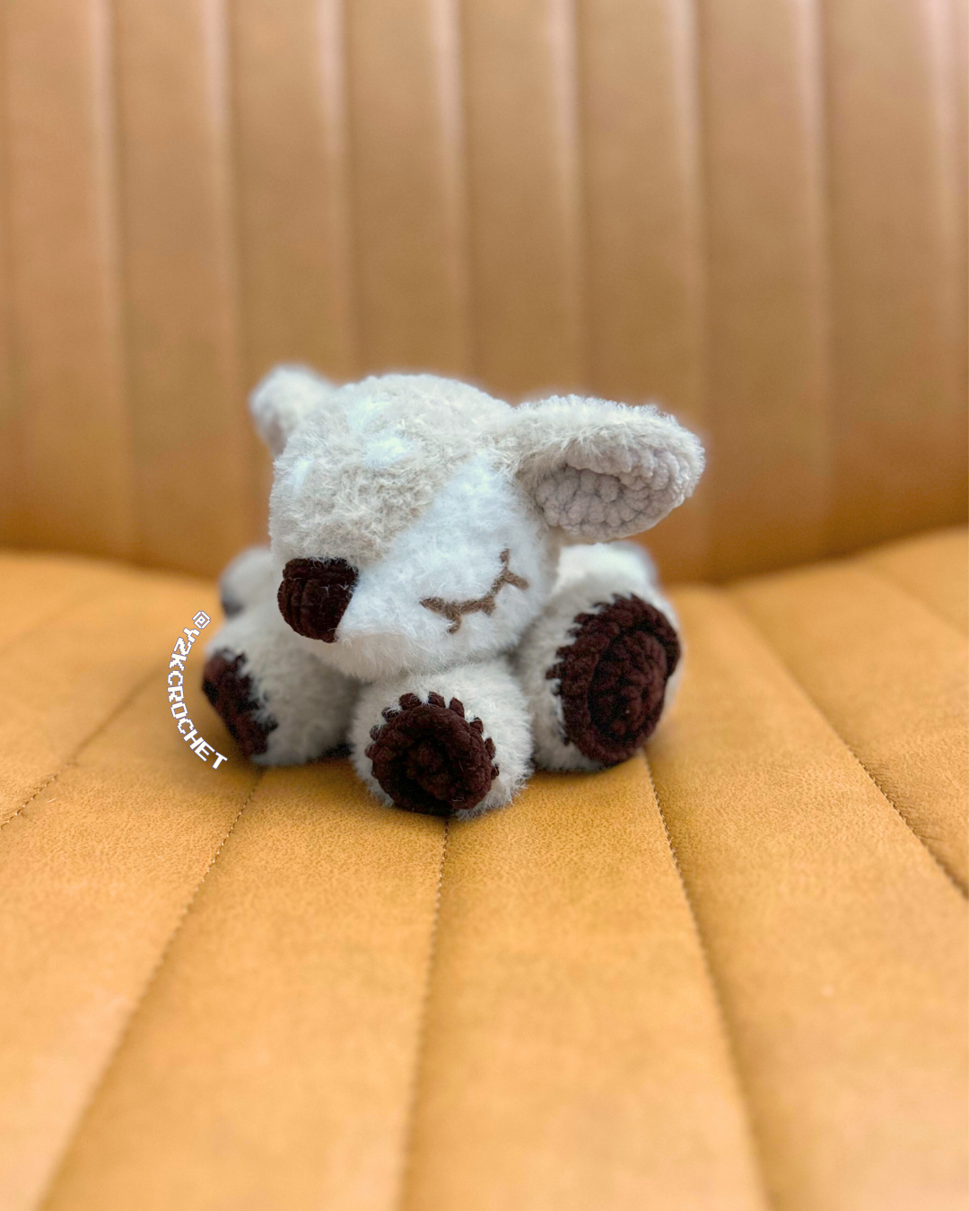 Faline the Fawn Plush - Handmade Deer Plushie Snuggler