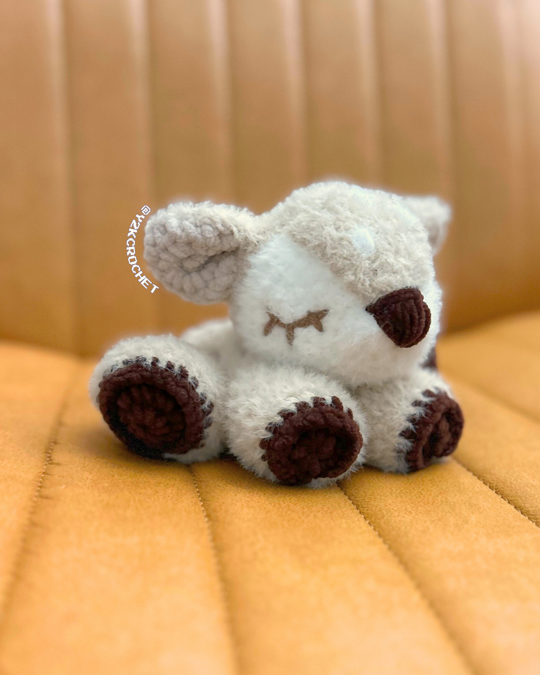 Faline the Fawn Plush - Handmade Deer Plushie Snuggler