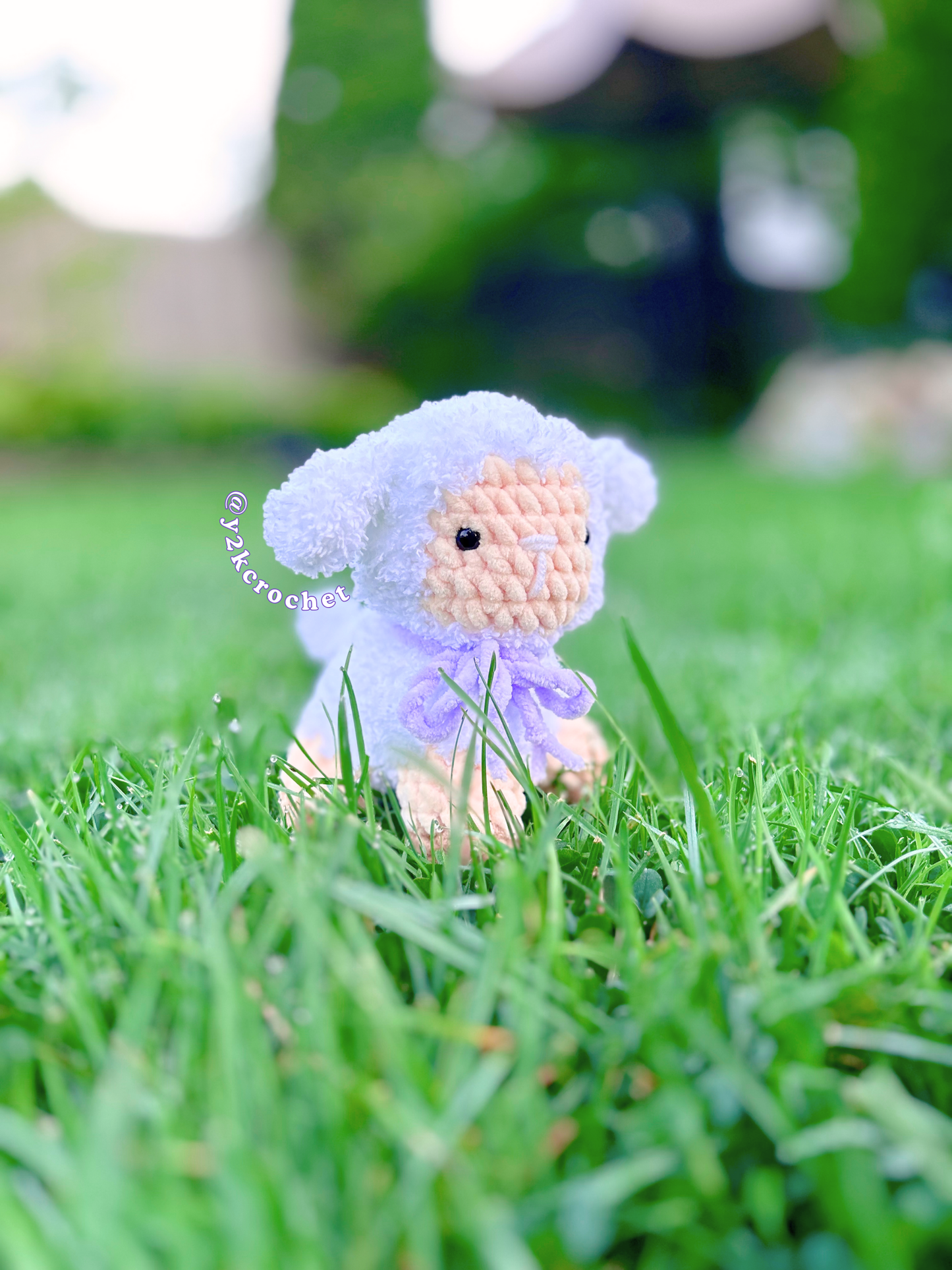Little Crochet Lamb - Handmade Baby Sheep Plushie