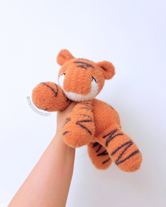 Tobias the Bengal Tiger Cub - Handmade Crochet Plushies