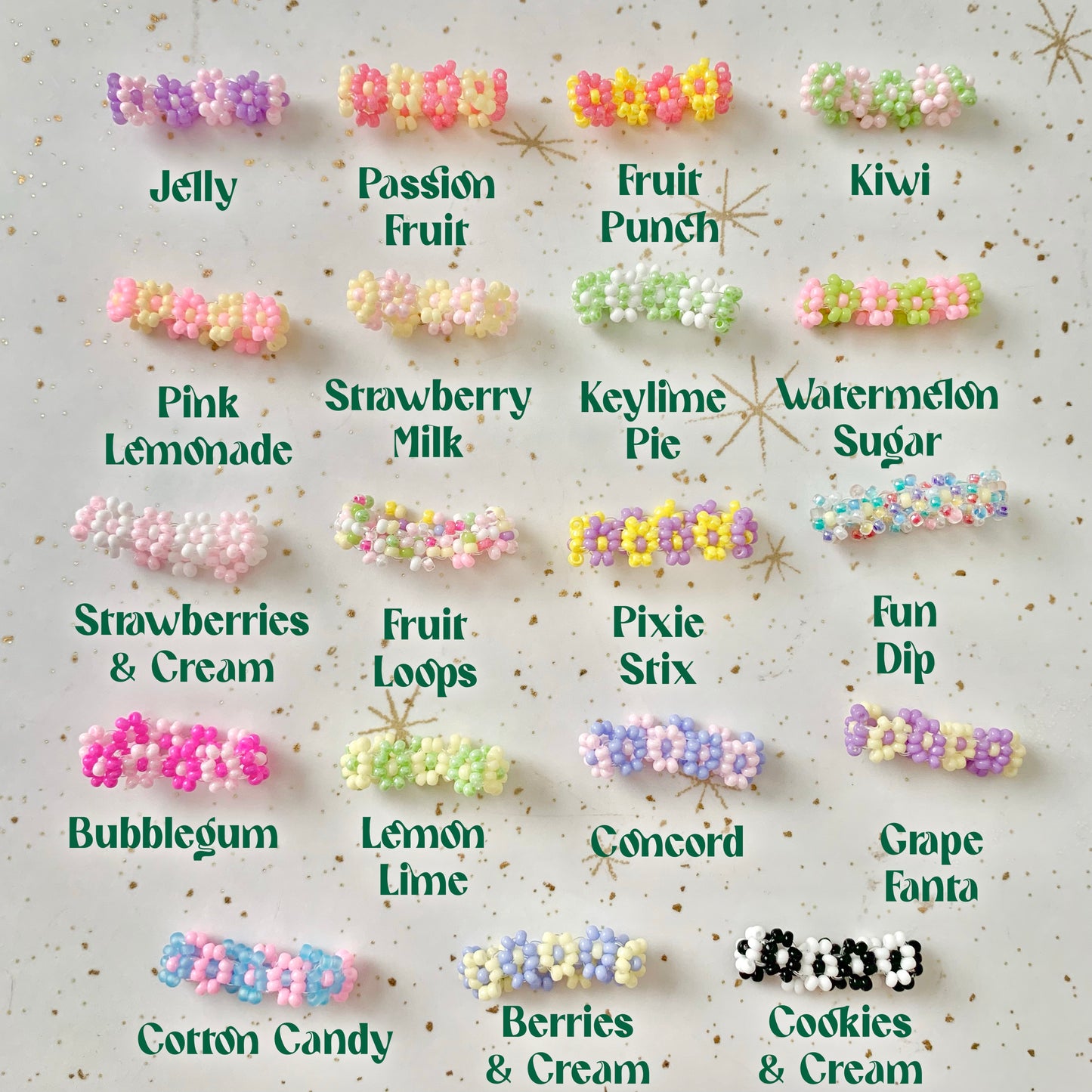 Dainty Daisy Chain Bead Ring