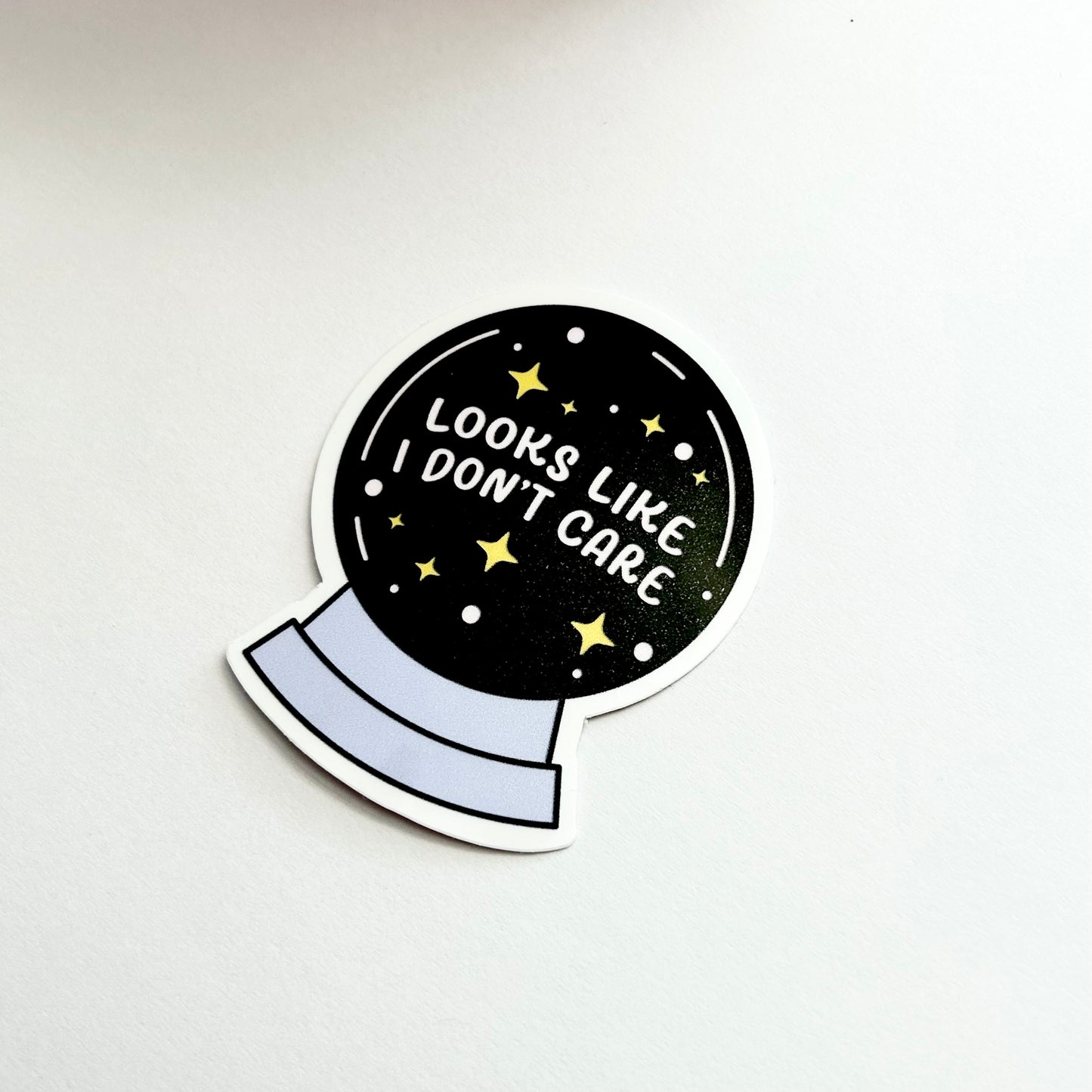 Looks Like I Don't Care Witchy Sticker