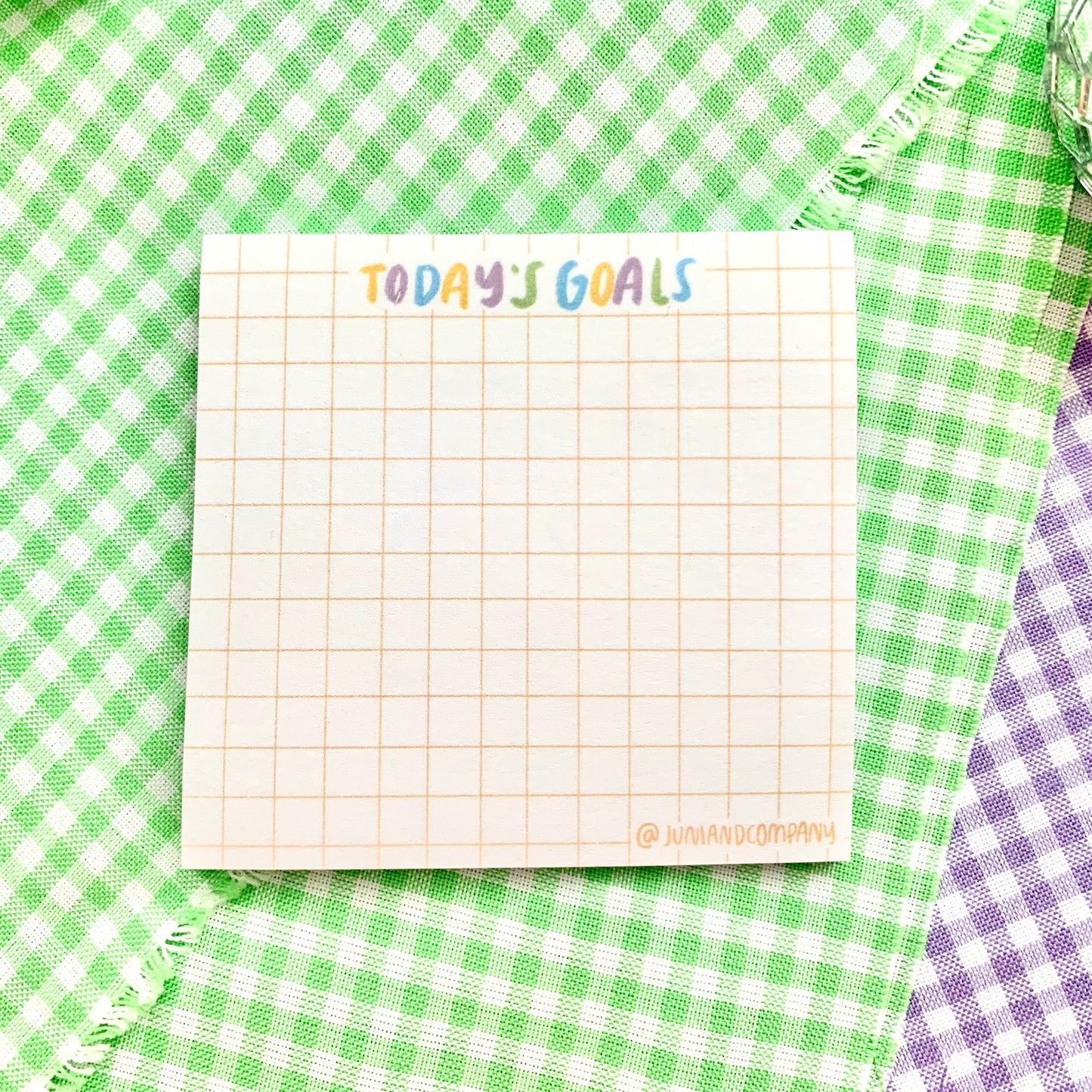 Daily Goals Everyday Sticky Notes