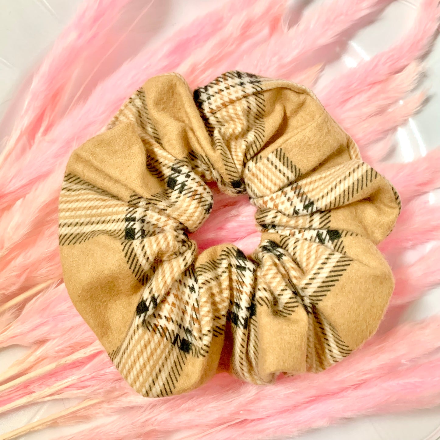 Mae Plaid XL Scrunchie