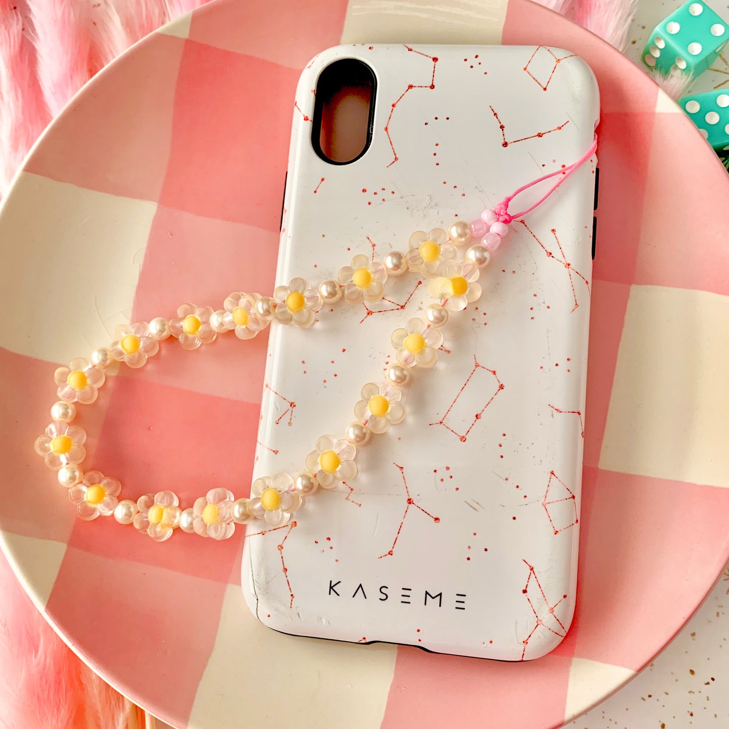 Yellow Flower Phone Charm