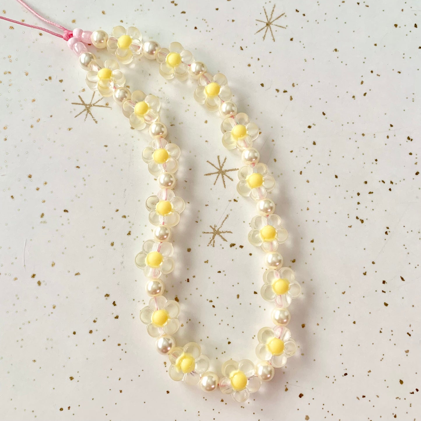 Yellow Flower Phone Charm