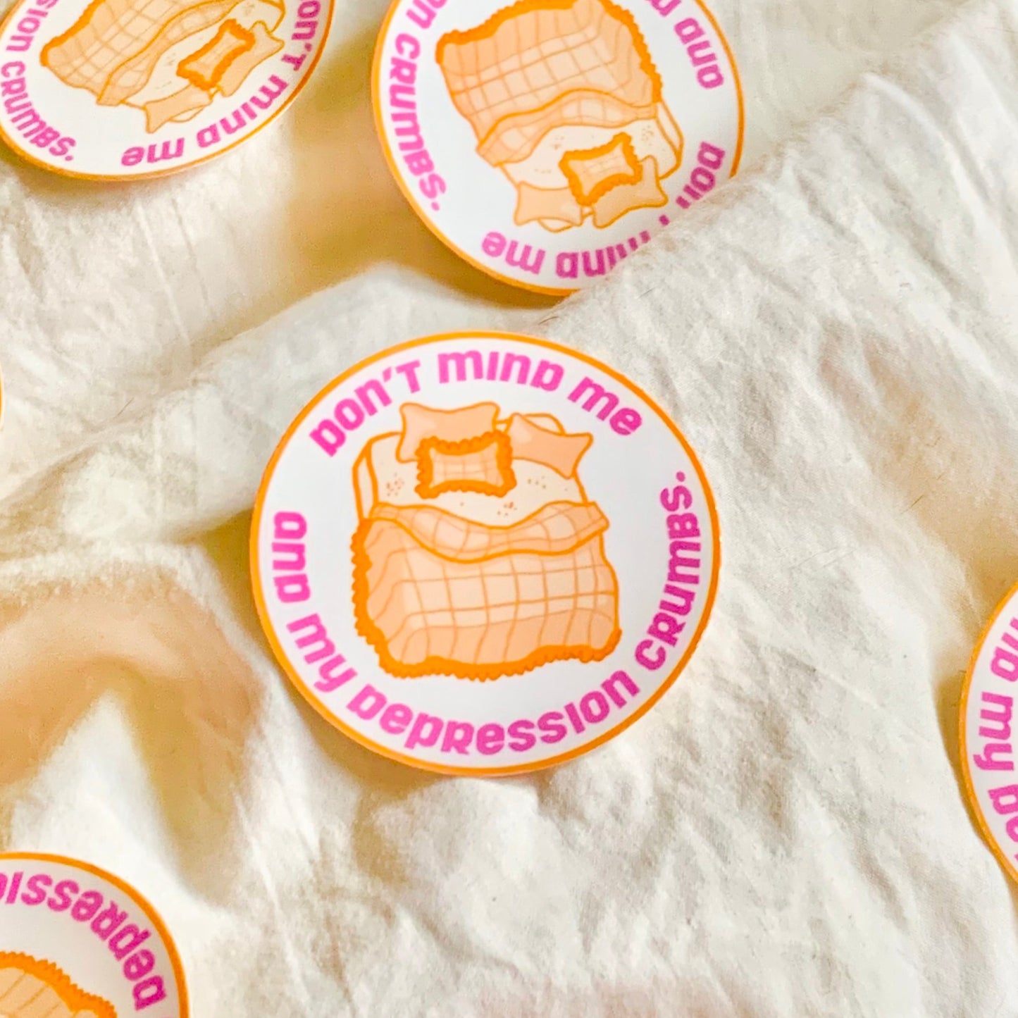 Depression Crumbs Sticker