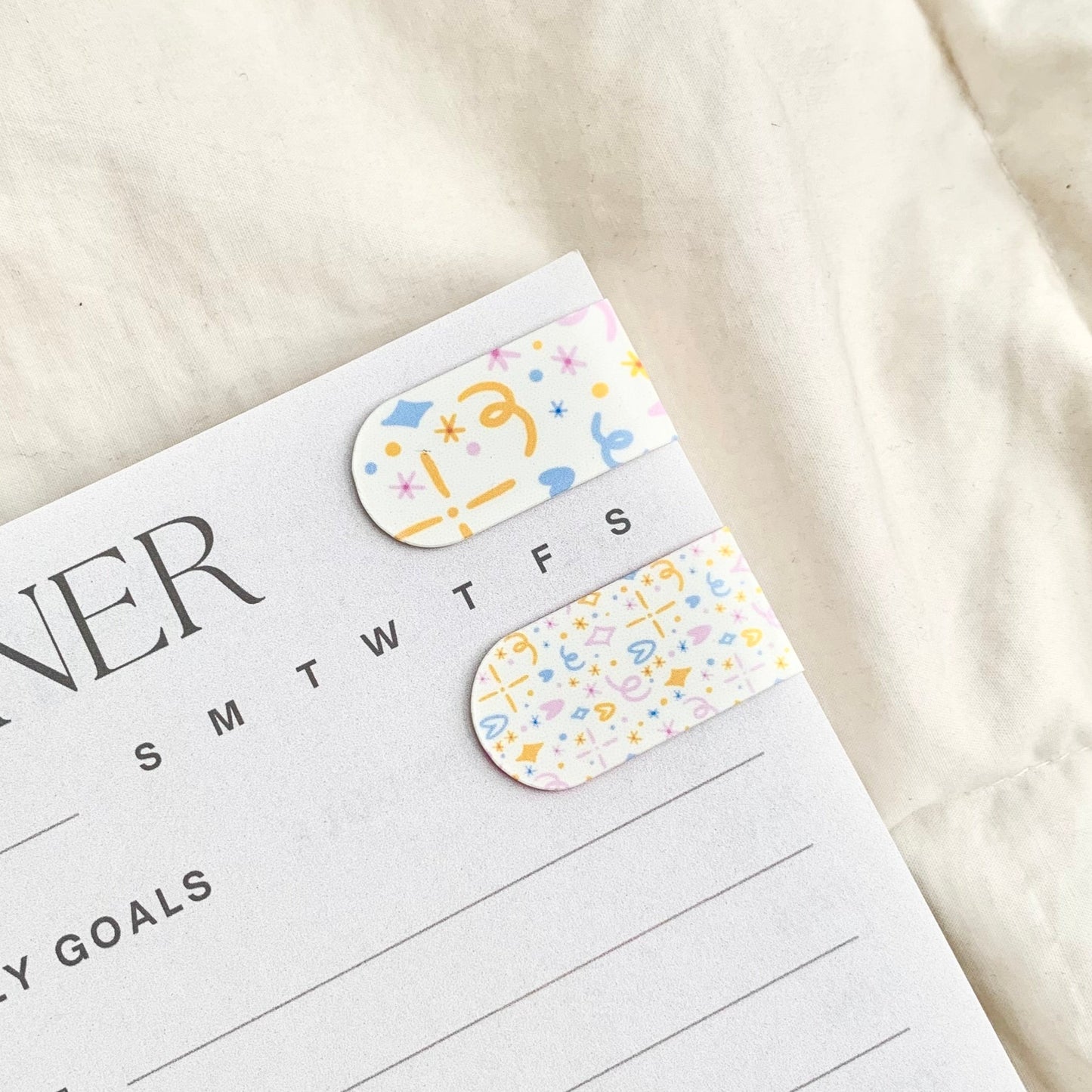 Magnetic Bookmarks | Cute Pattern 1-Pack