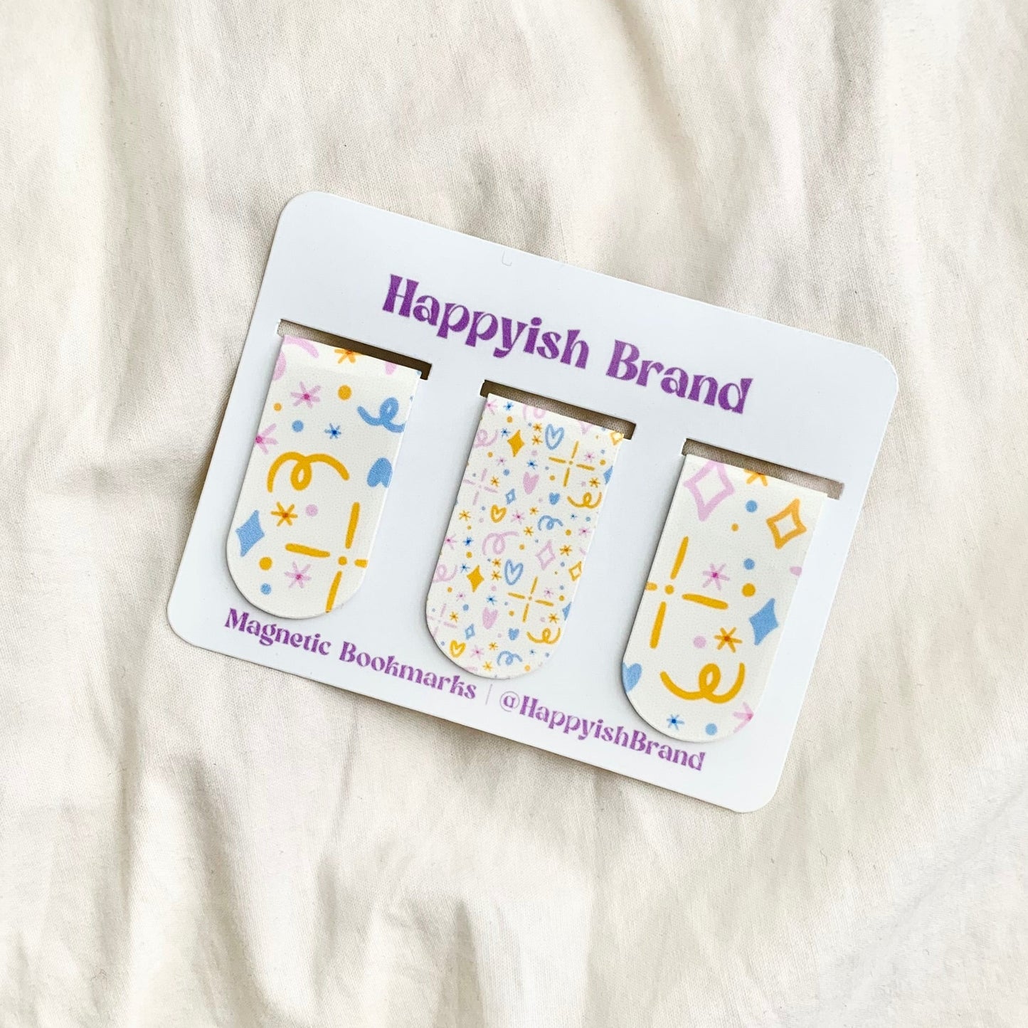 Magnetic Bookmarks | Cute Pattern 1-Pack