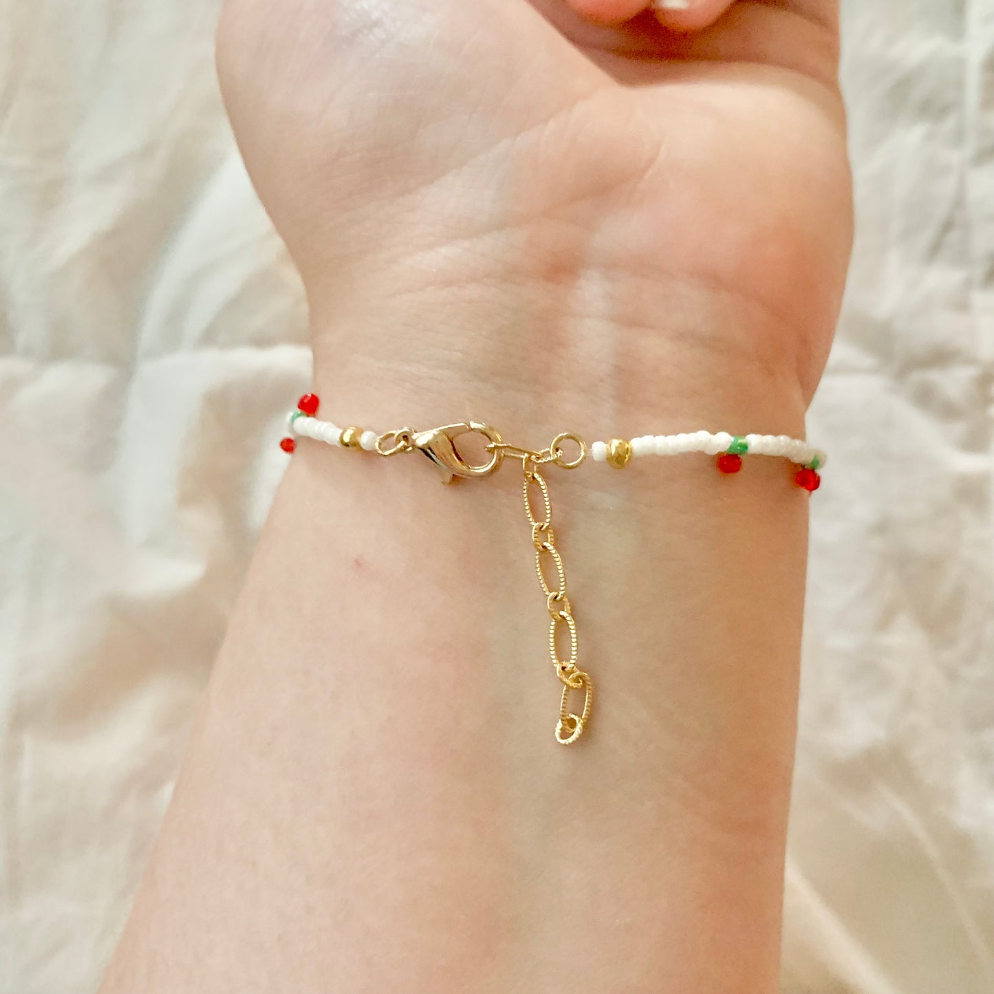 Mini Cherries Dainty Bracelet