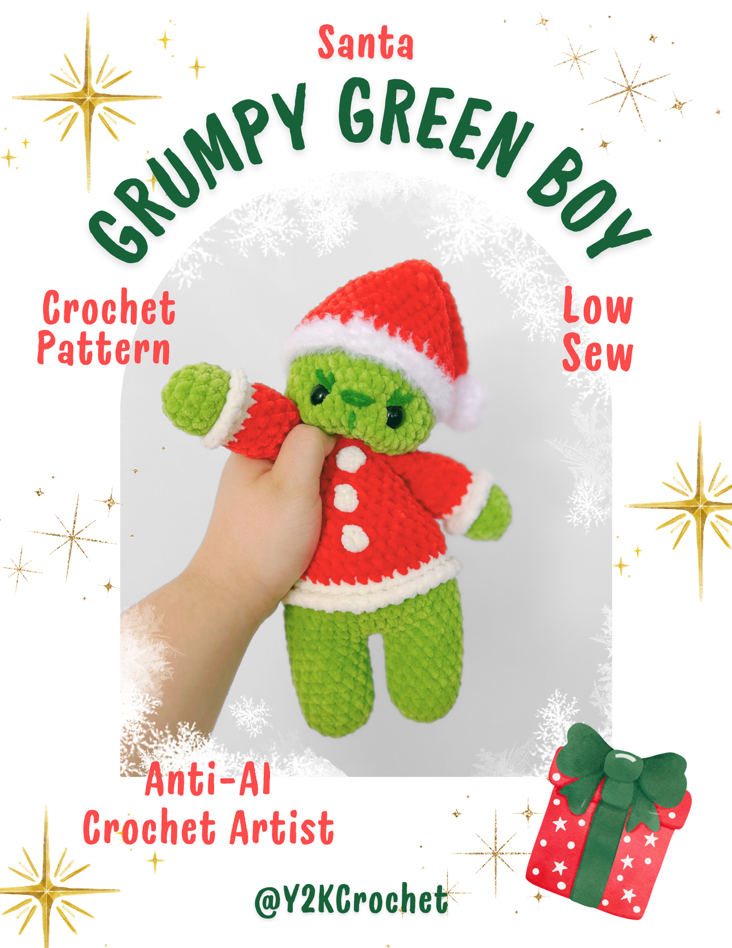 DIGITAL PATTERNS: 3 Christmas PDF Crochet Patterns - Bundle and Save