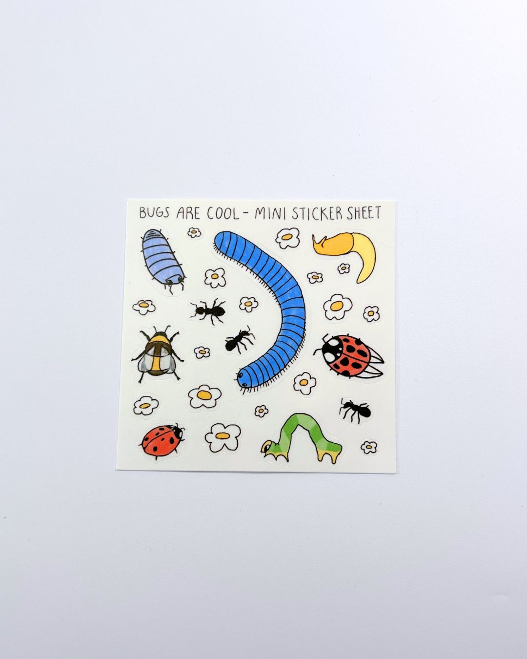 Bugs are Cool Mini Sticker Sheet - Junk Journal / Planner Stickers
