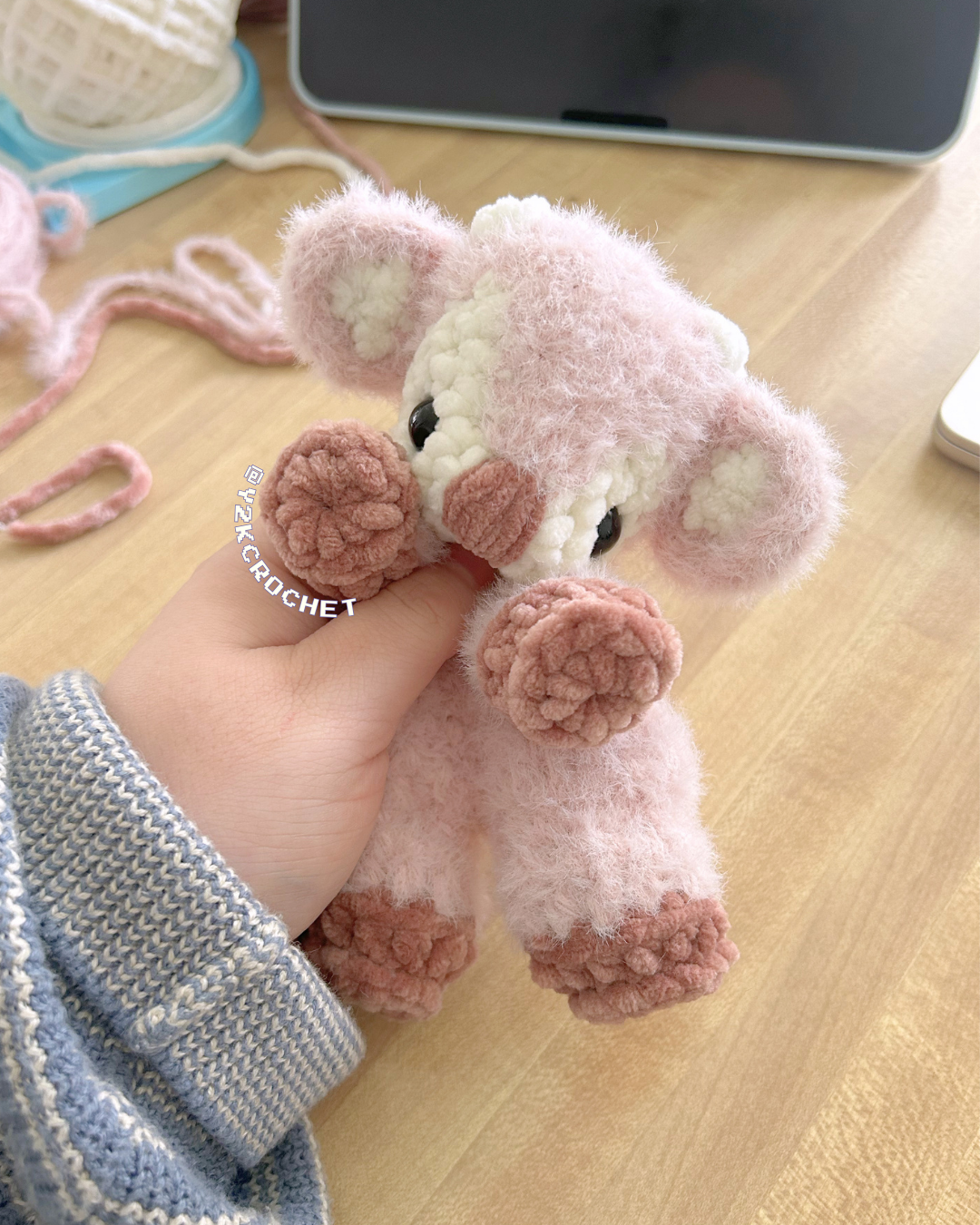 Baby Deer Plushie - Crochet Fawn Snuggler and Plushie