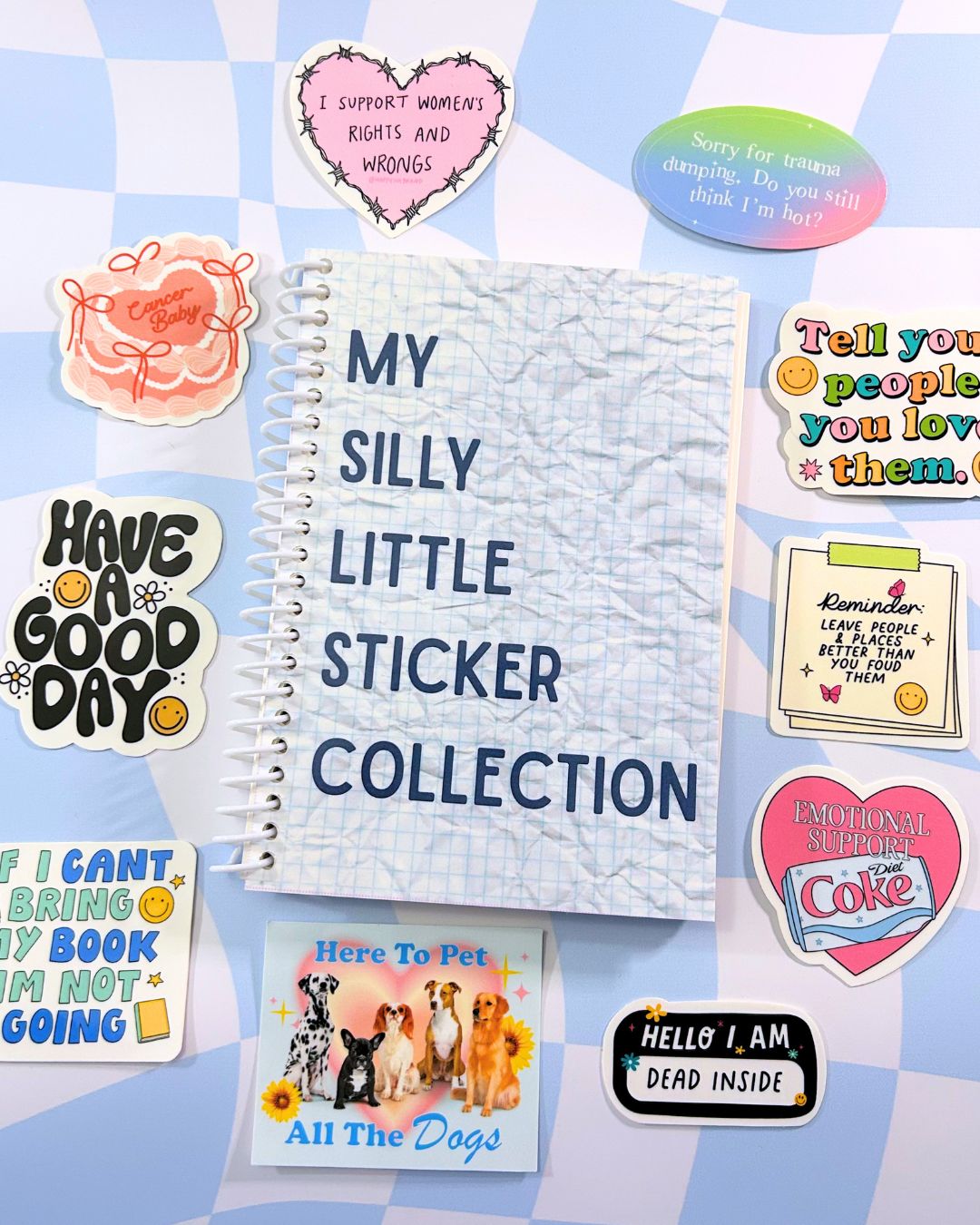 My Silly Little Sticker Collection Sticker Book - Sticker Storage Book