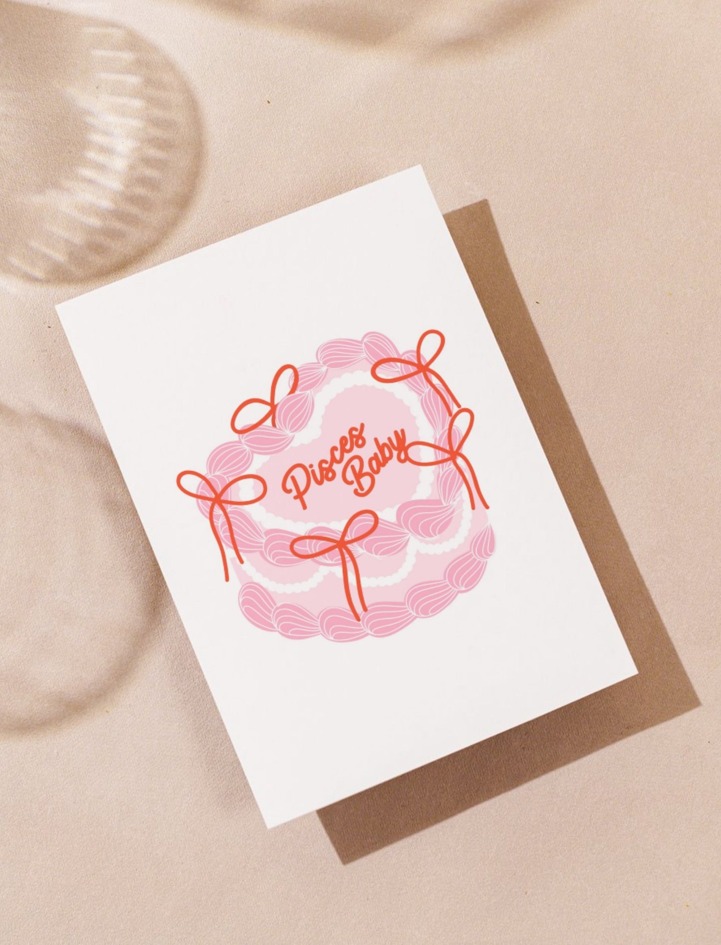 Zodiac Cakes - Birthday Greeting Cards