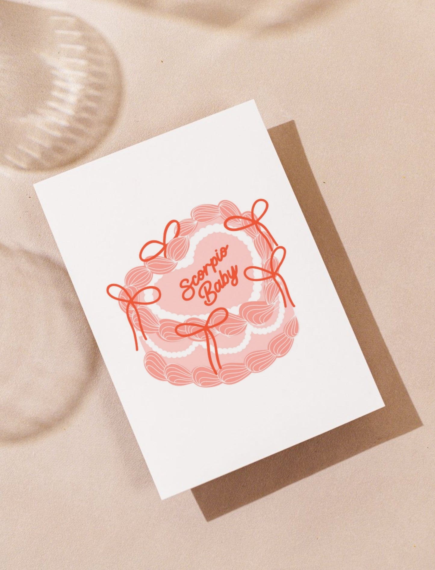 Zodiac Cakes - Birthday Greeting Cards