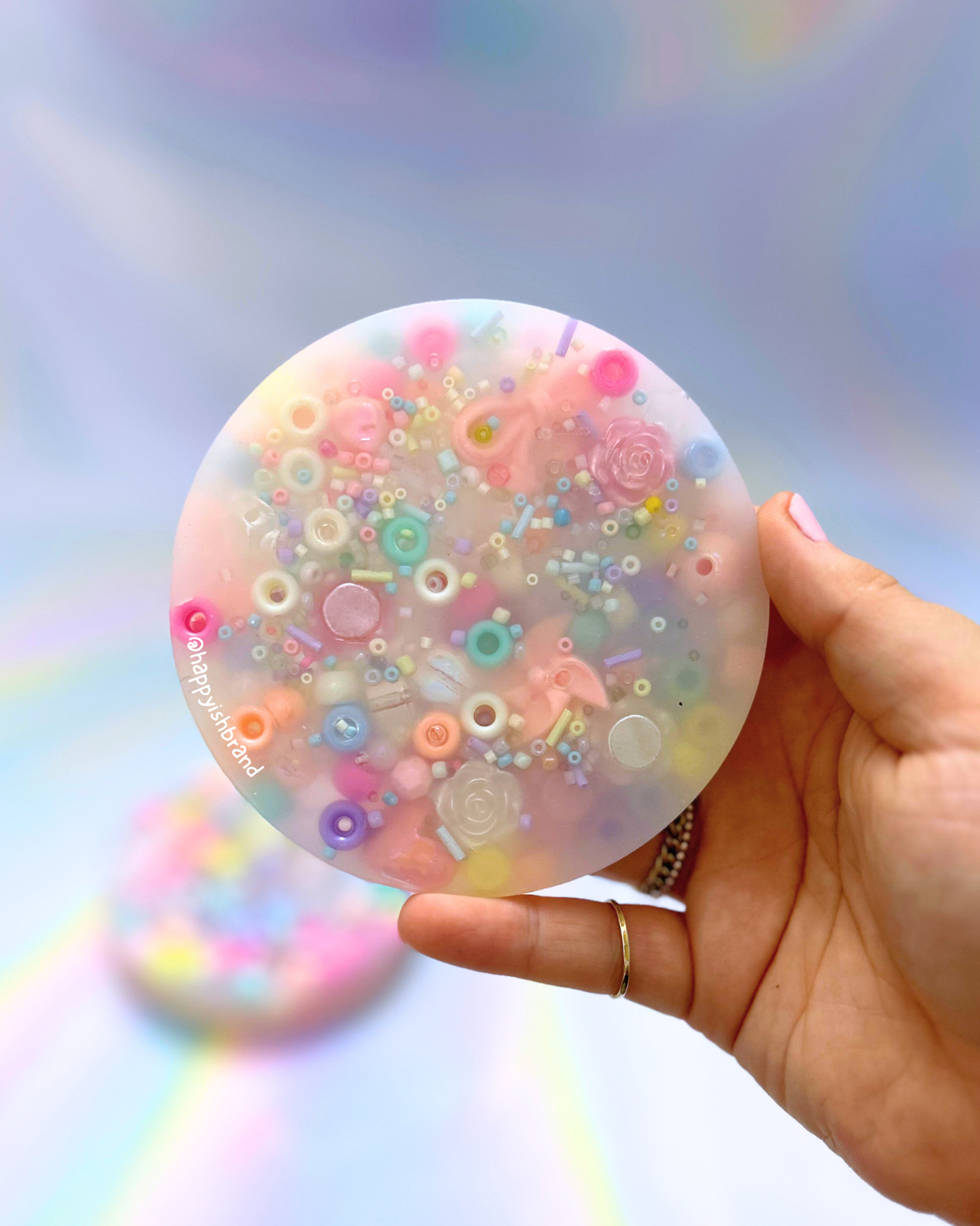 Colorful Picky Pad Activity / Sensory Toy + Jewelry Making Kit