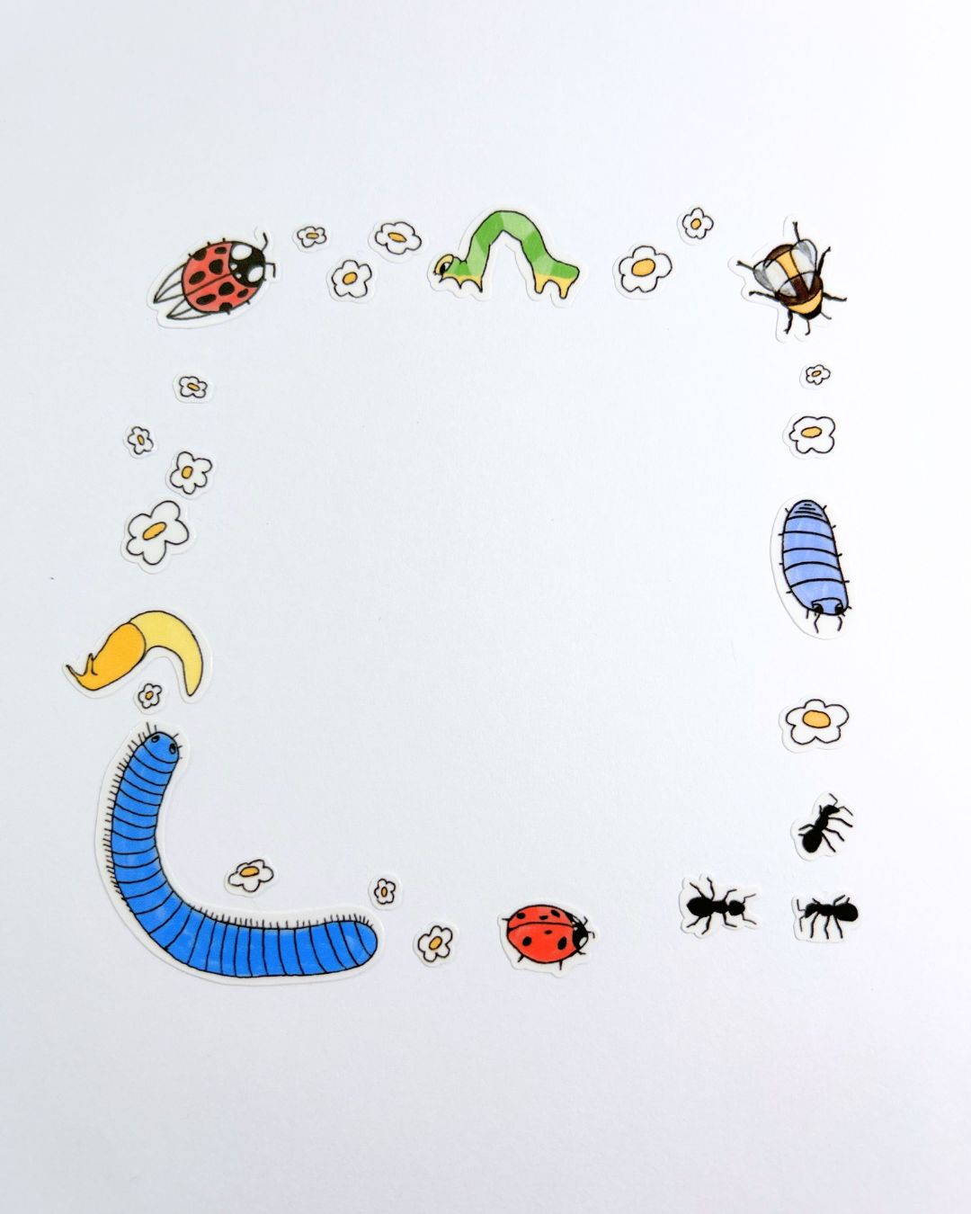 Bugs are Cool Mini Sticker Sheet - Junk Journal / Planner Stickers