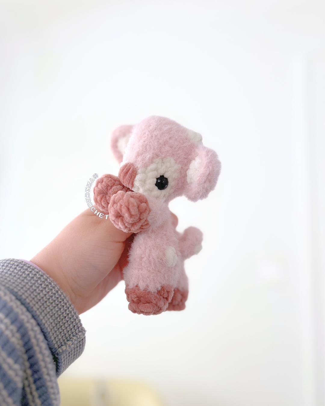 Baby Deer Plushie - Crochet Fawn Snuggler and Plushie