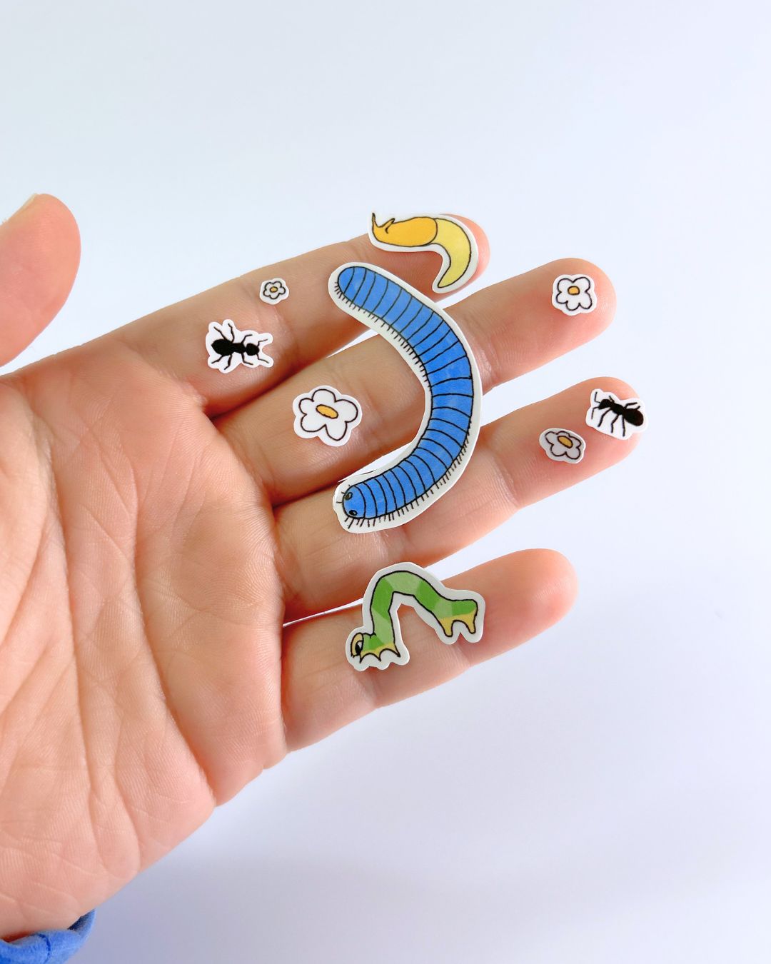 Bugs are Cool Mini Sticker Sheet - Junk Journal / Planner Stickers