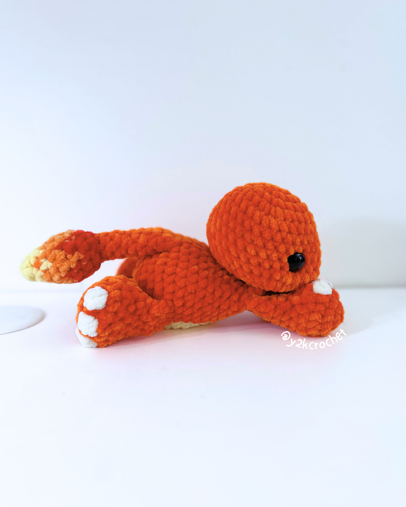 Ember Fire Lizard Plushie - Crochet Plushie