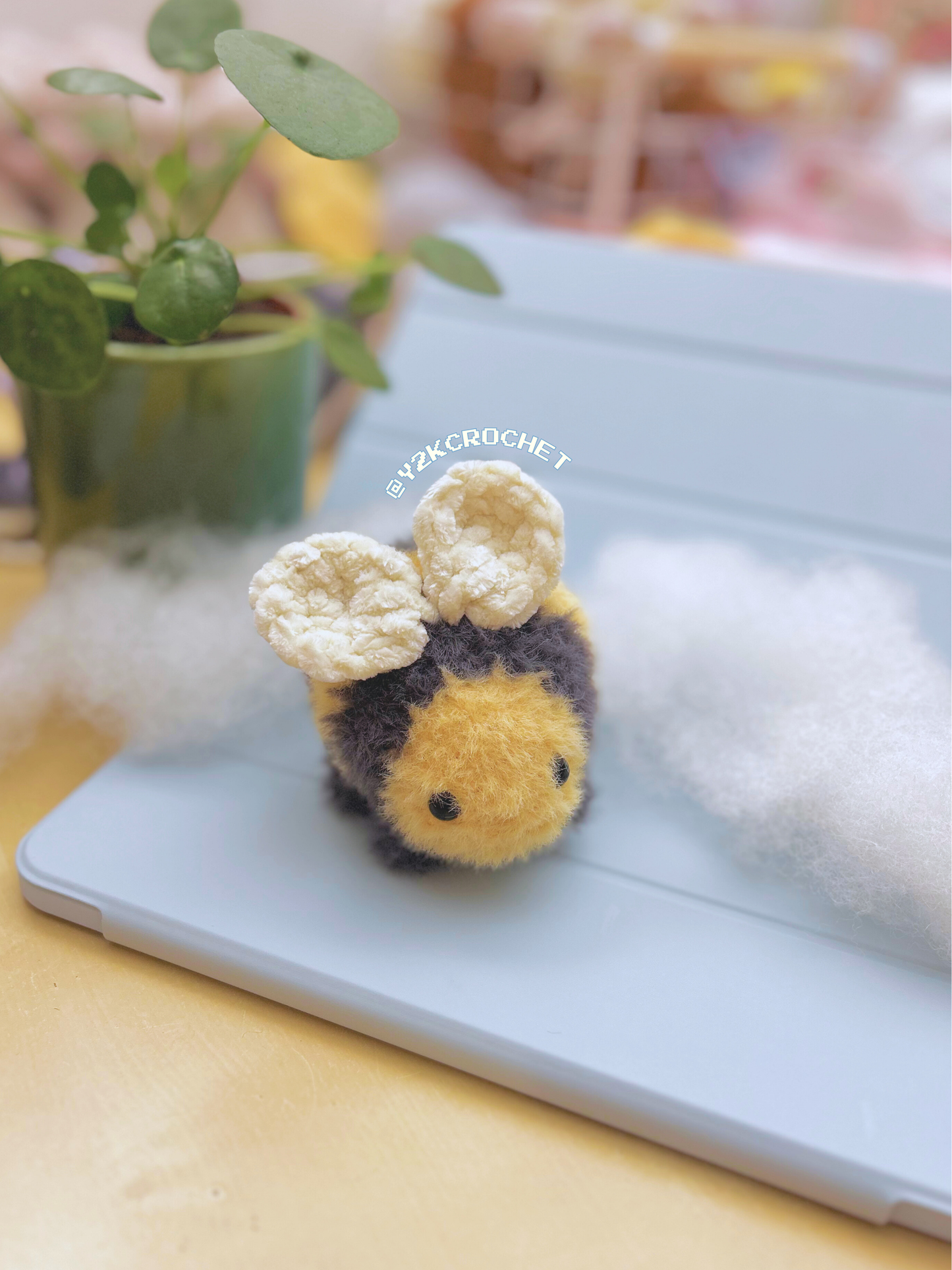 Beau the Bumble Bee - Handmade Baby Bee Plushie